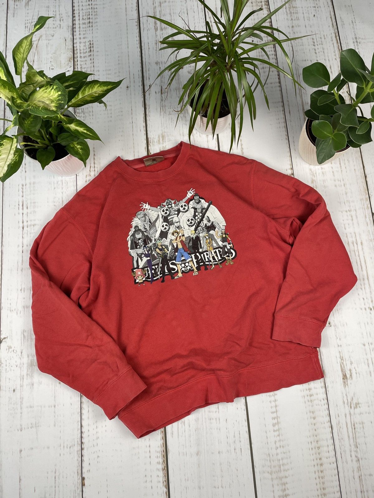 Japanese Brand × One Piece × Vintage Baleno One Piece Luffys Pirates Vintage Crewneck Size US M / EU 48-50 / 2 - 1 Thumbnail