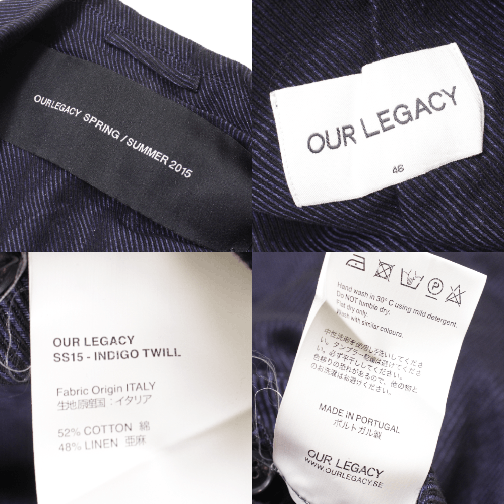 Our Legacy SS15 Indigo Twill Blazer Size US S / EU 44-46 / 1 - 9 Thumbnail