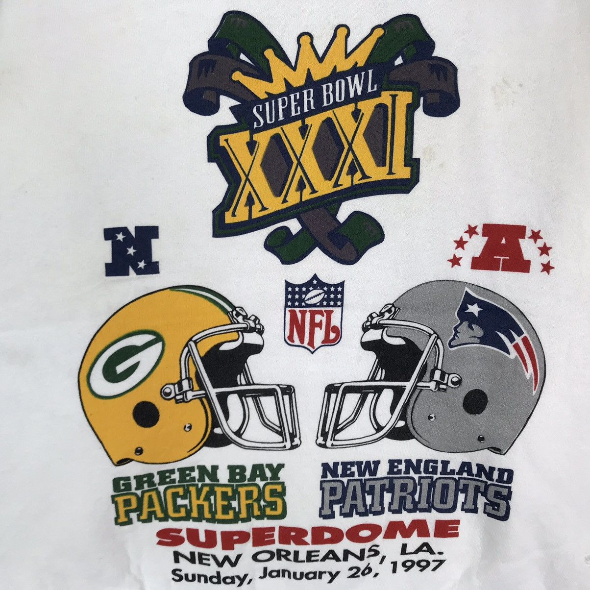 NFL Rare Vintage 90s NFL Green Bay Packers Superdome Sweatshirt Size US XL / EU 56 / 4 - 3 Thumbnail