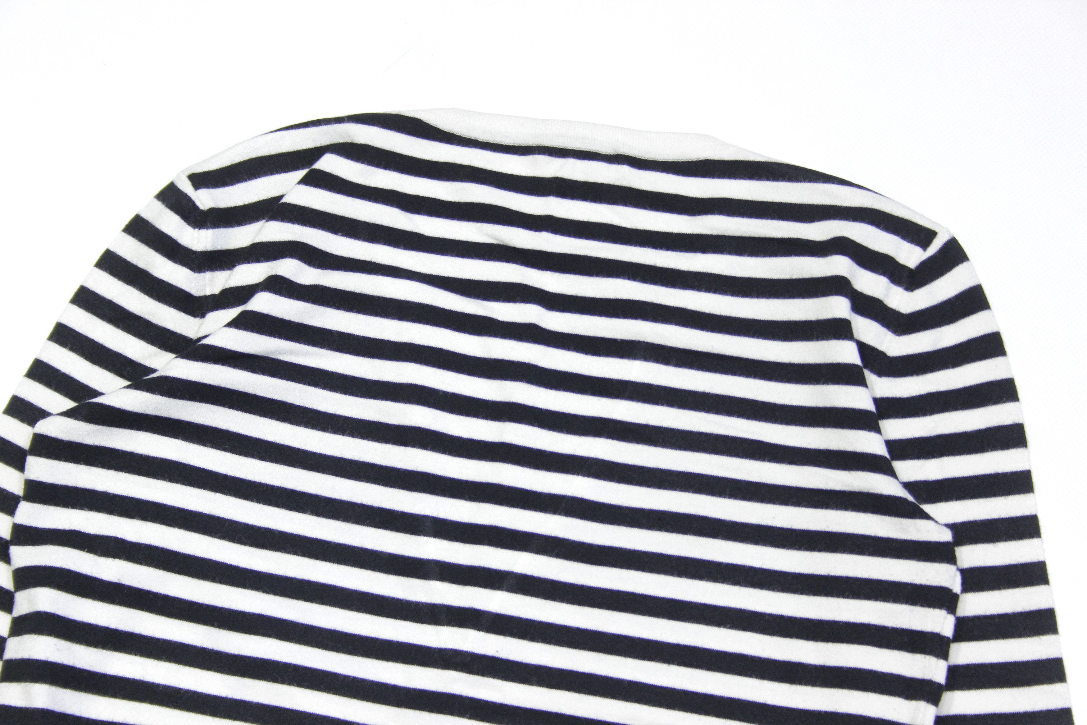 Chanel Striped Logo Sweater Vintage Size S / US 4 / IT 40 - 5 Thumbnail