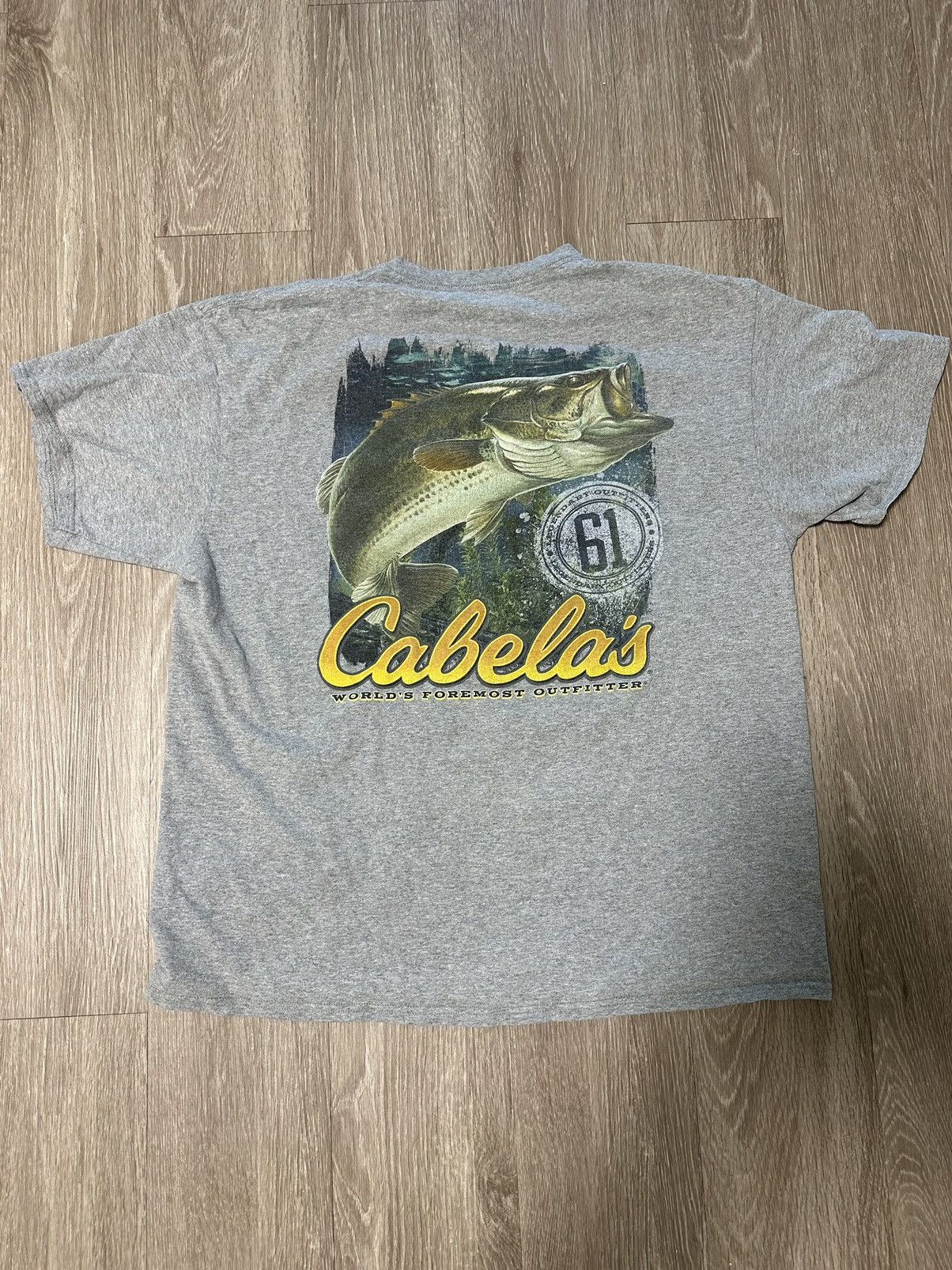 Cabelas Cabela’s Bass Fish Shirt | Grailed