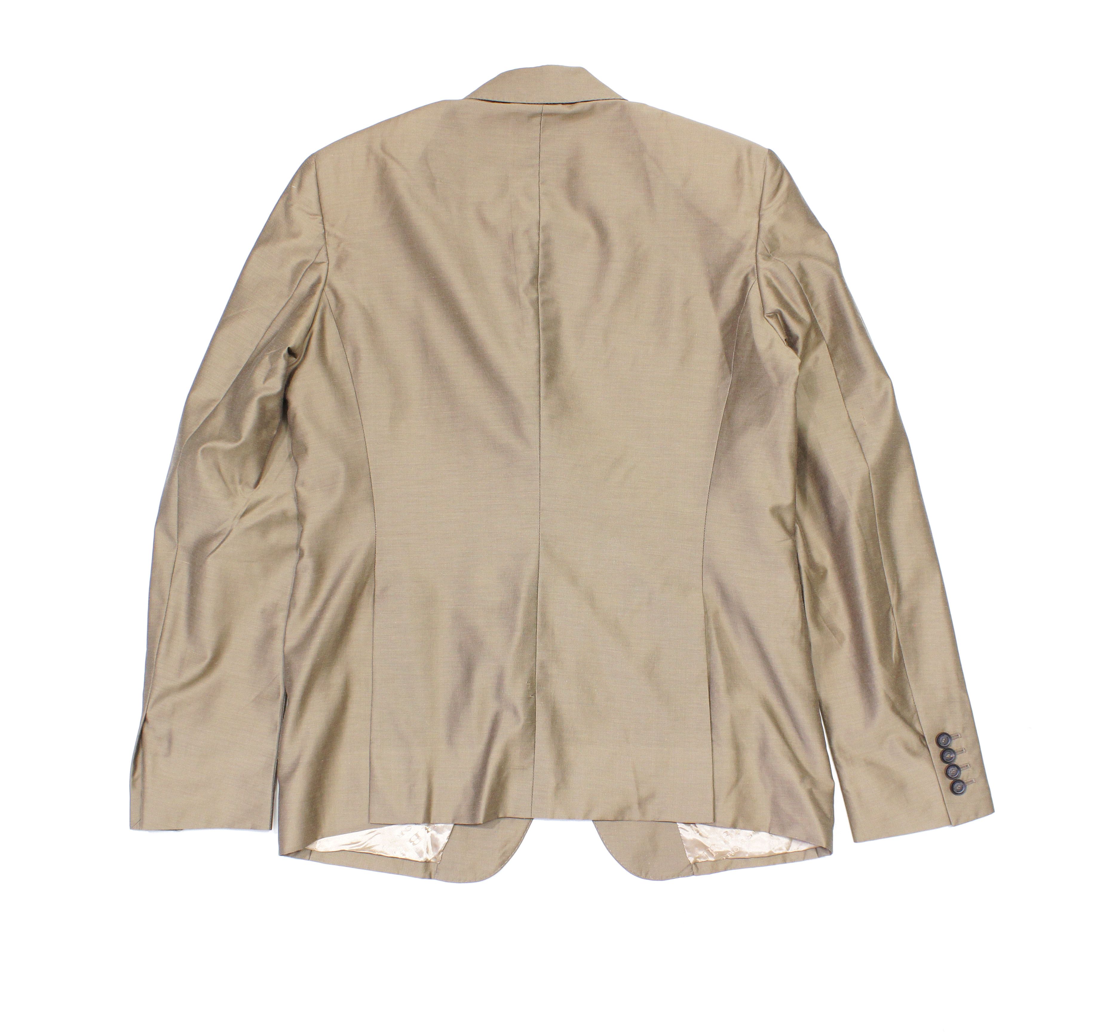 Burberry Prorsum Wool Cotton Silk Blazer 50 Size Size 50R - 2 Thumbnail
