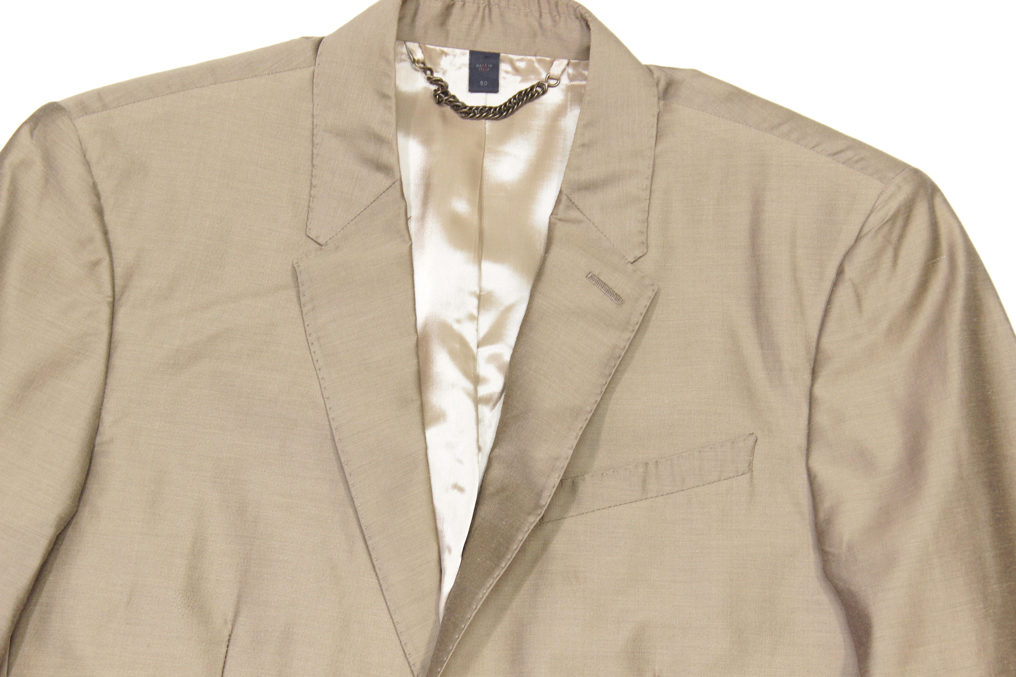 Burberry Prorsum Wool Cotton Silk Blazer 50 Size Size 50R - 3 Thumbnail