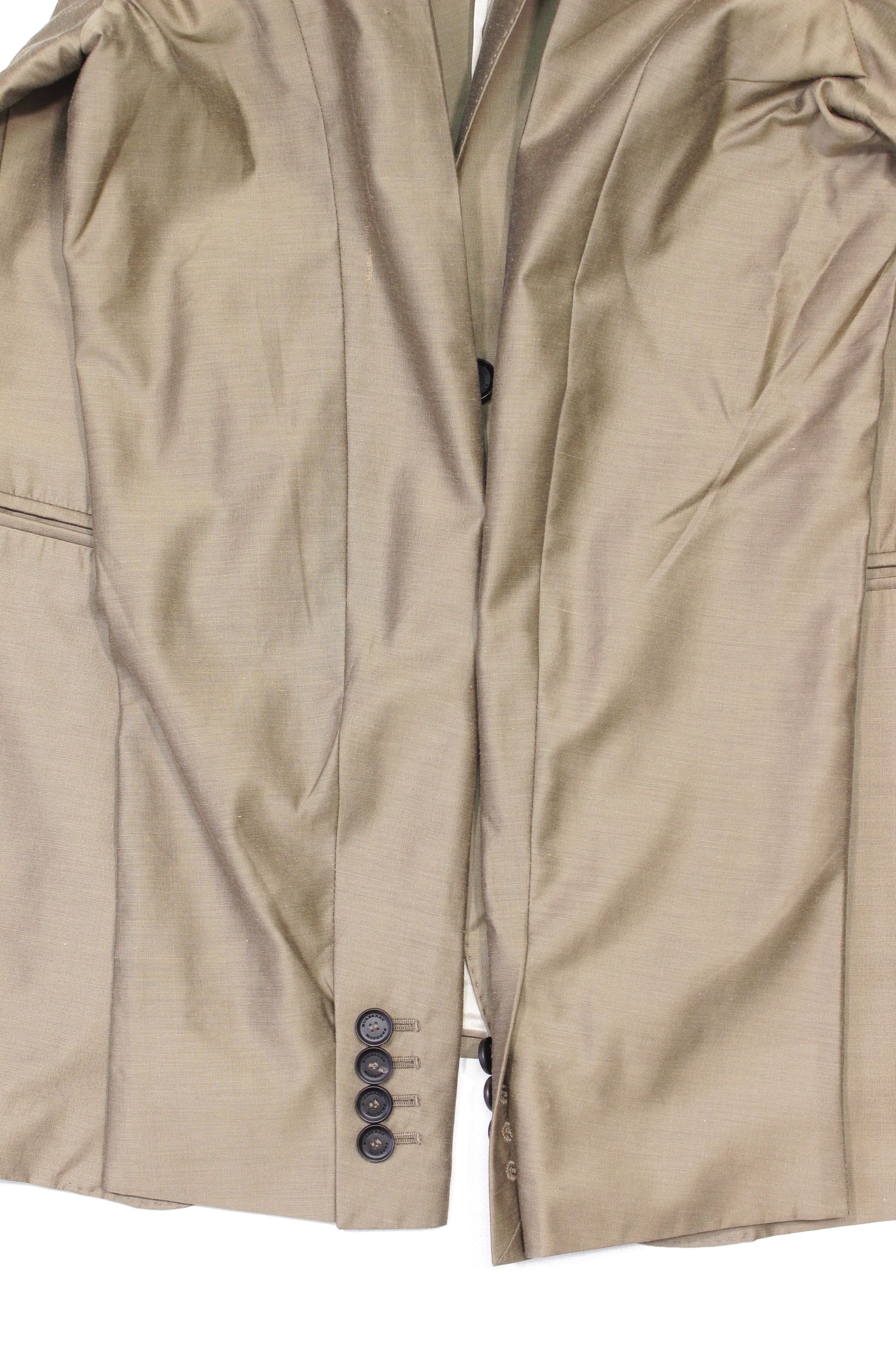 Burberry Prorsum Wool Cotton Silk Blazer 50 Size Size 50R - 6 Thumbnail