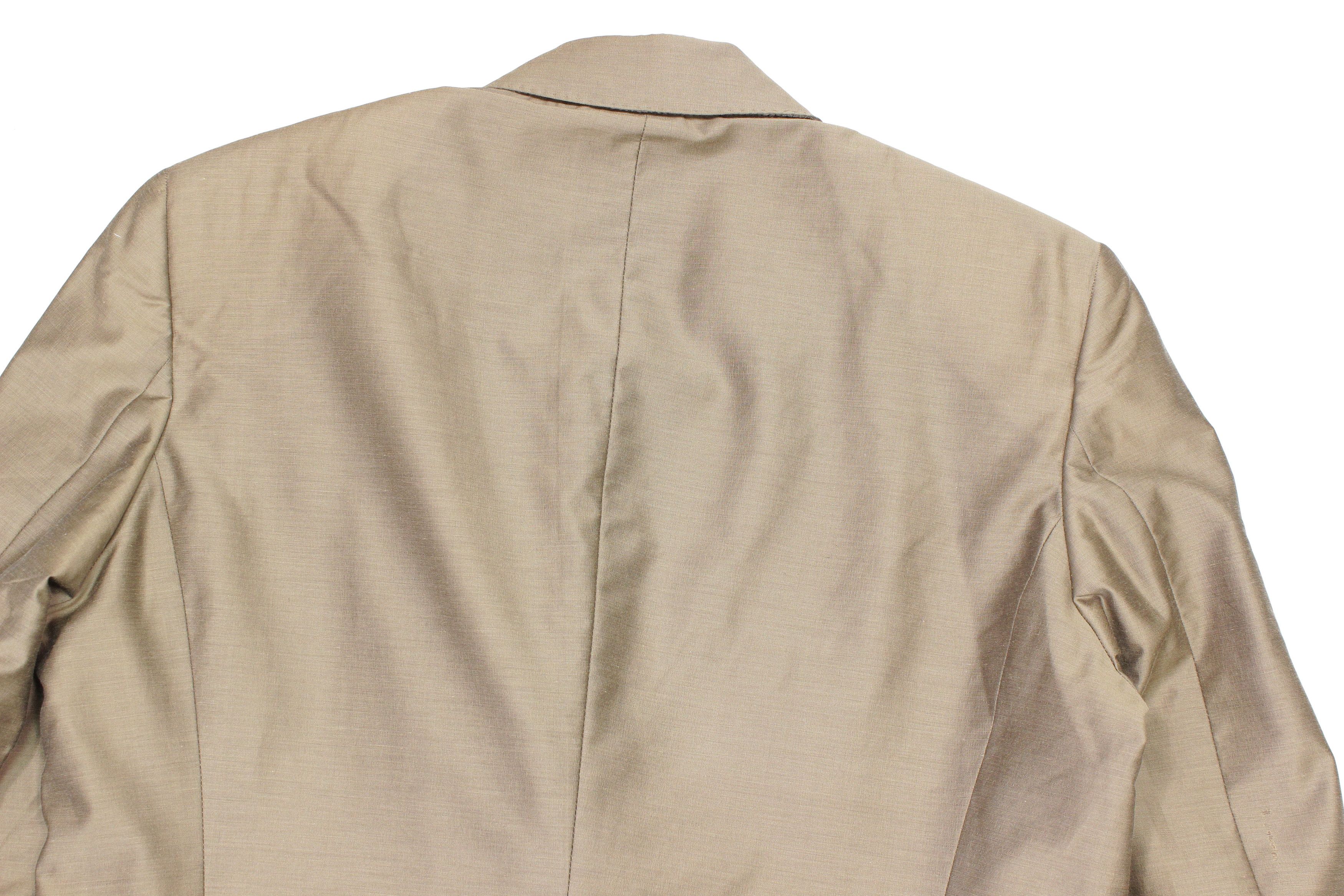 Burberry Prorsum Wool Cotton Silk Blazer 50 Size Size 50R - 4 Thumbnail