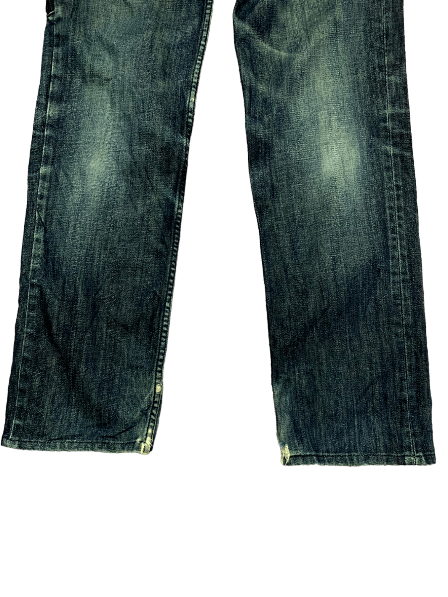 Levi's Vintage Levis 504 Mud Wash Zipper Cargo Distressed Jeans Size US 30 / EU 46 - 10 Thumbnail