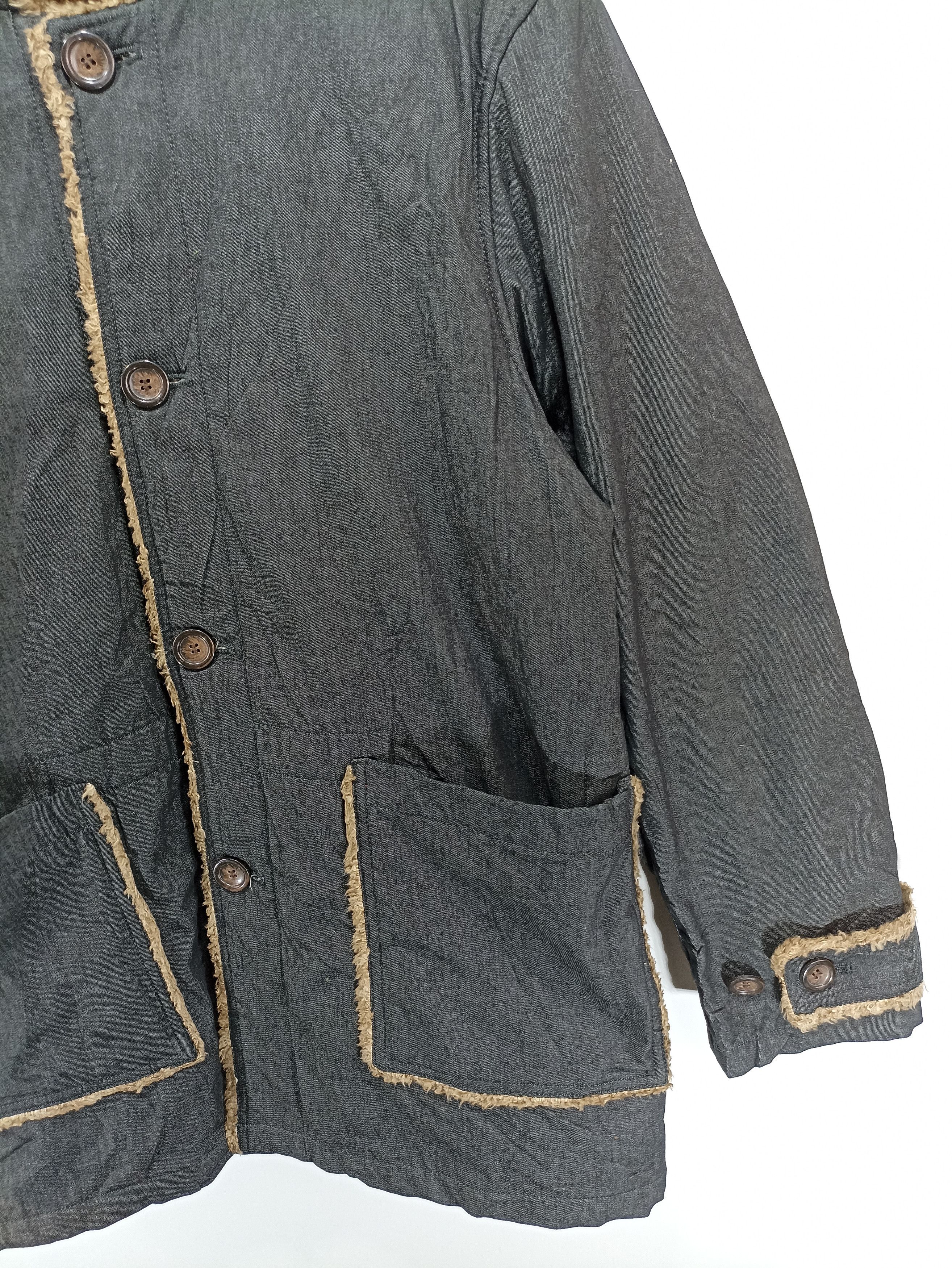 Japanese Brand × Vintage Vintage pazzo Denim Lining Fleece Hoodie Size US M / EU 48-50 / 2 - 3 Thumbnail