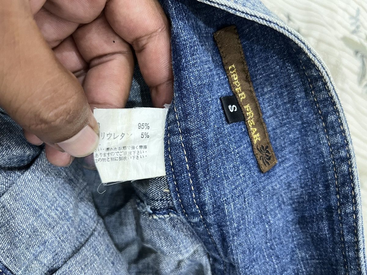 Japanese Brand (Kkkk). VINTAGE UPPER FREAK PLEATED DENIM SKIRTS Size 29" - 9 Thumbnail