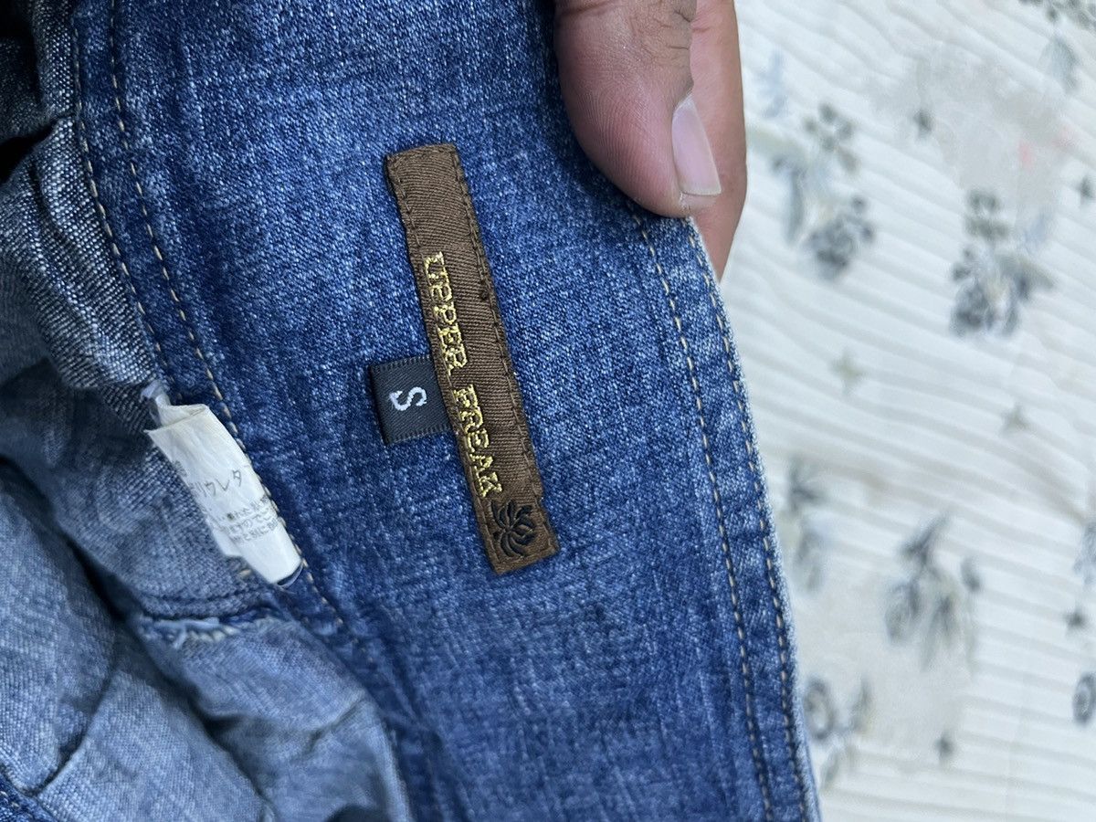 Japanese Brand (Kkkk). VINTAGE UPPER FREAK PLEATED DENIM SKIRTS Size 29" - 8 Thumbnail
