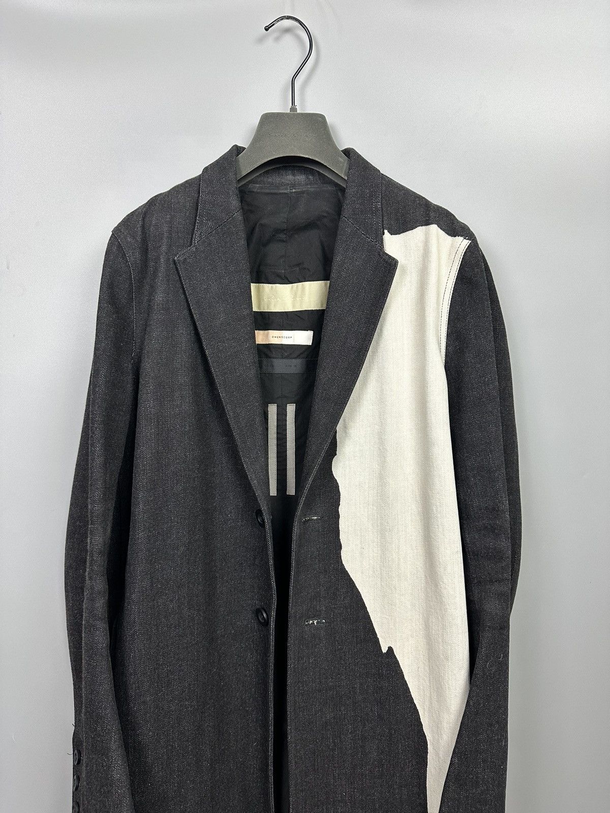 Rick Owens FW16 ‘MASTODON’ Bleach Vomit Moreau Coat Size US L / EU 52-54 / 3 - 5 Thumbnail