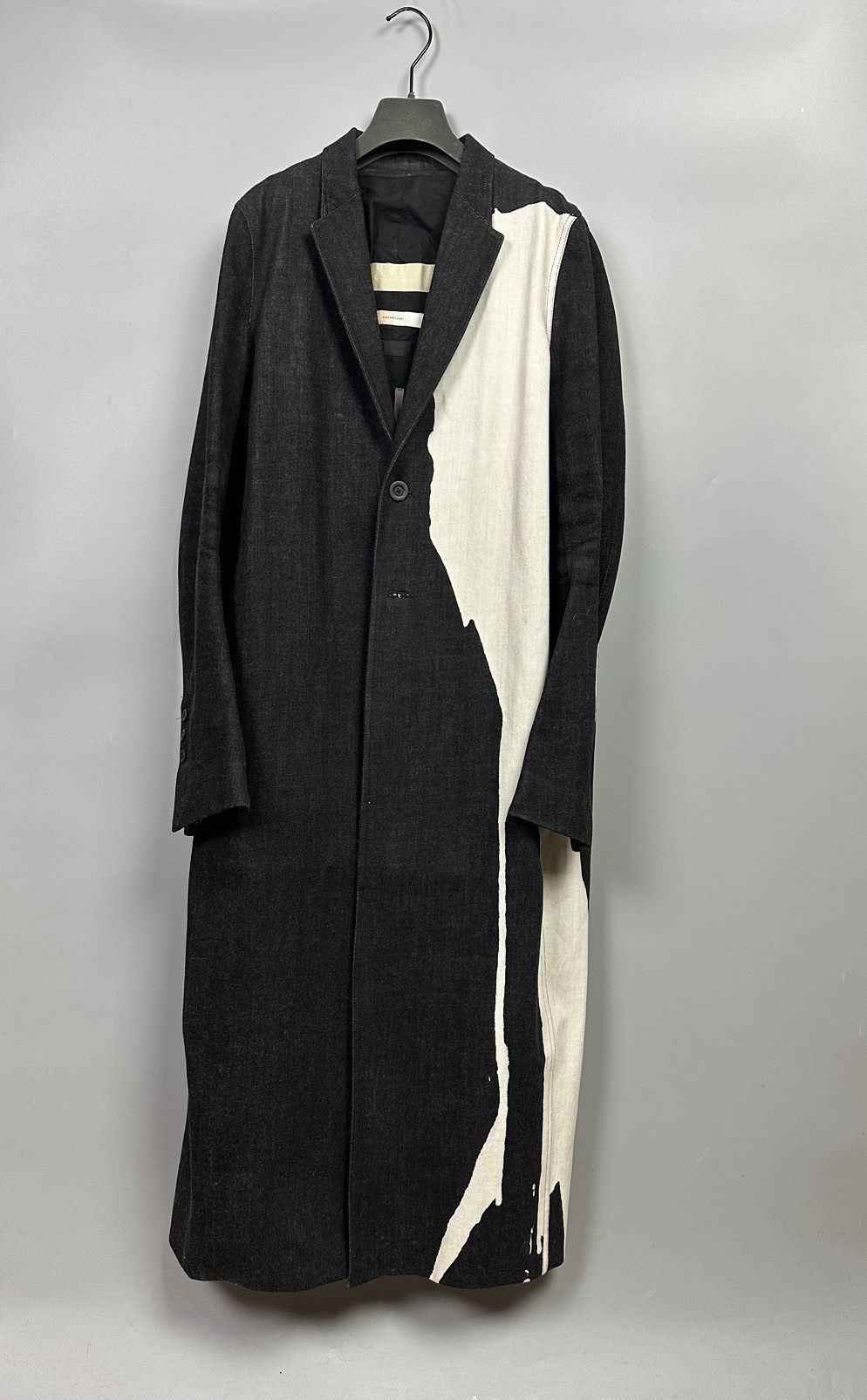 Rick Owens FW16 ‘MASTODON’ Bleach Vomit Moreau Coat Size US L / EU 52-54 / 3 - 1 Thumbnail