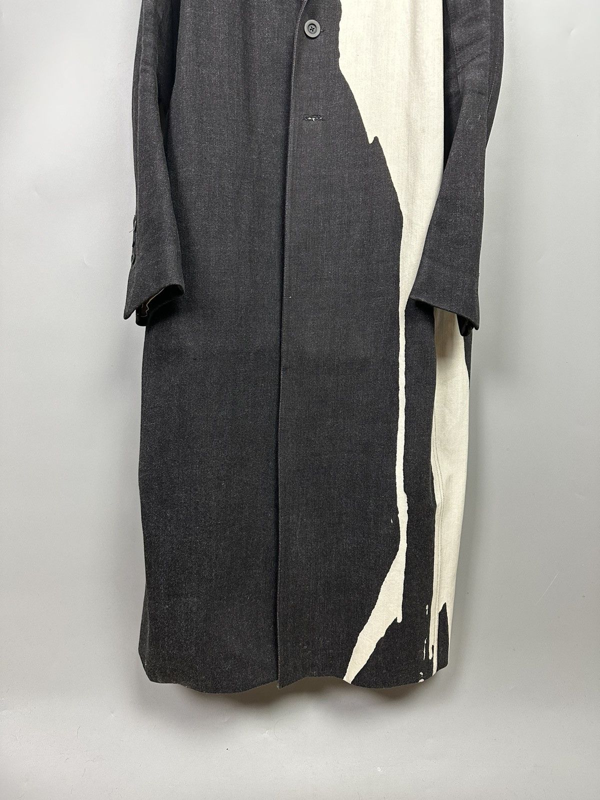 Rick Owens FW16 ‘MASTODON’ Bleach Vomit Moreau Coat Size US L / EU 52-54 / 3 - 3 Thumbnail