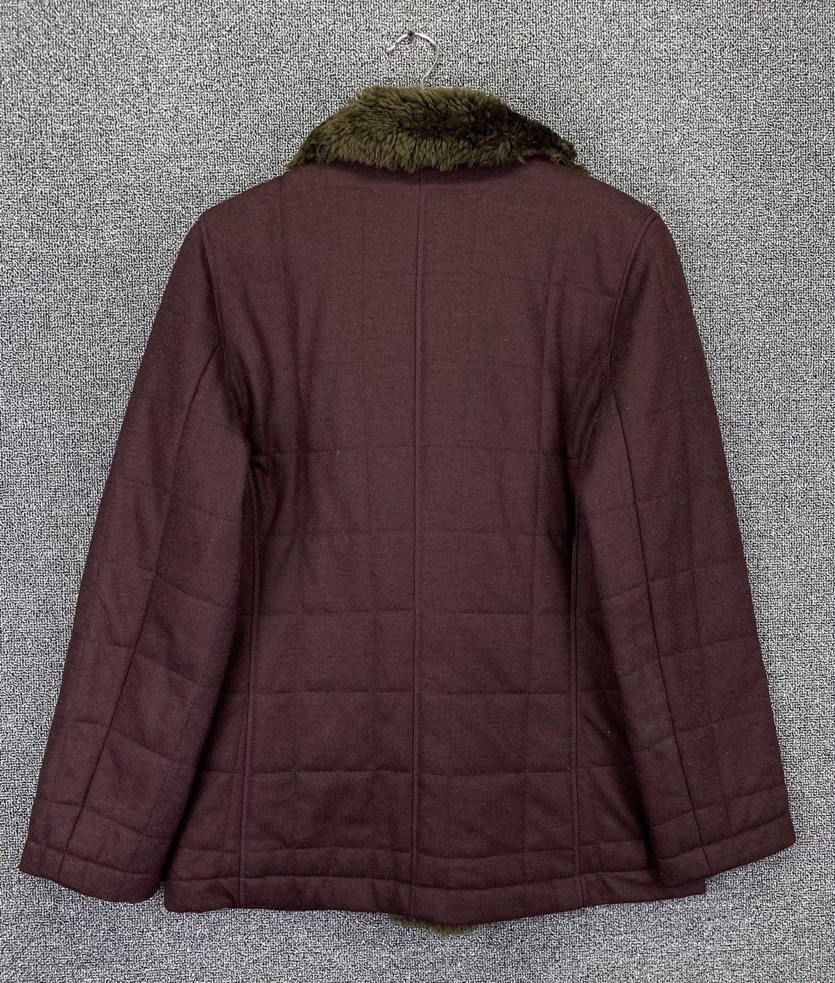 Sonia Rykiel Vintage Sonia Rykiel Faux Fur Quilted Jacket Size S / US 4 / IT 40 - 11 Thumbnail