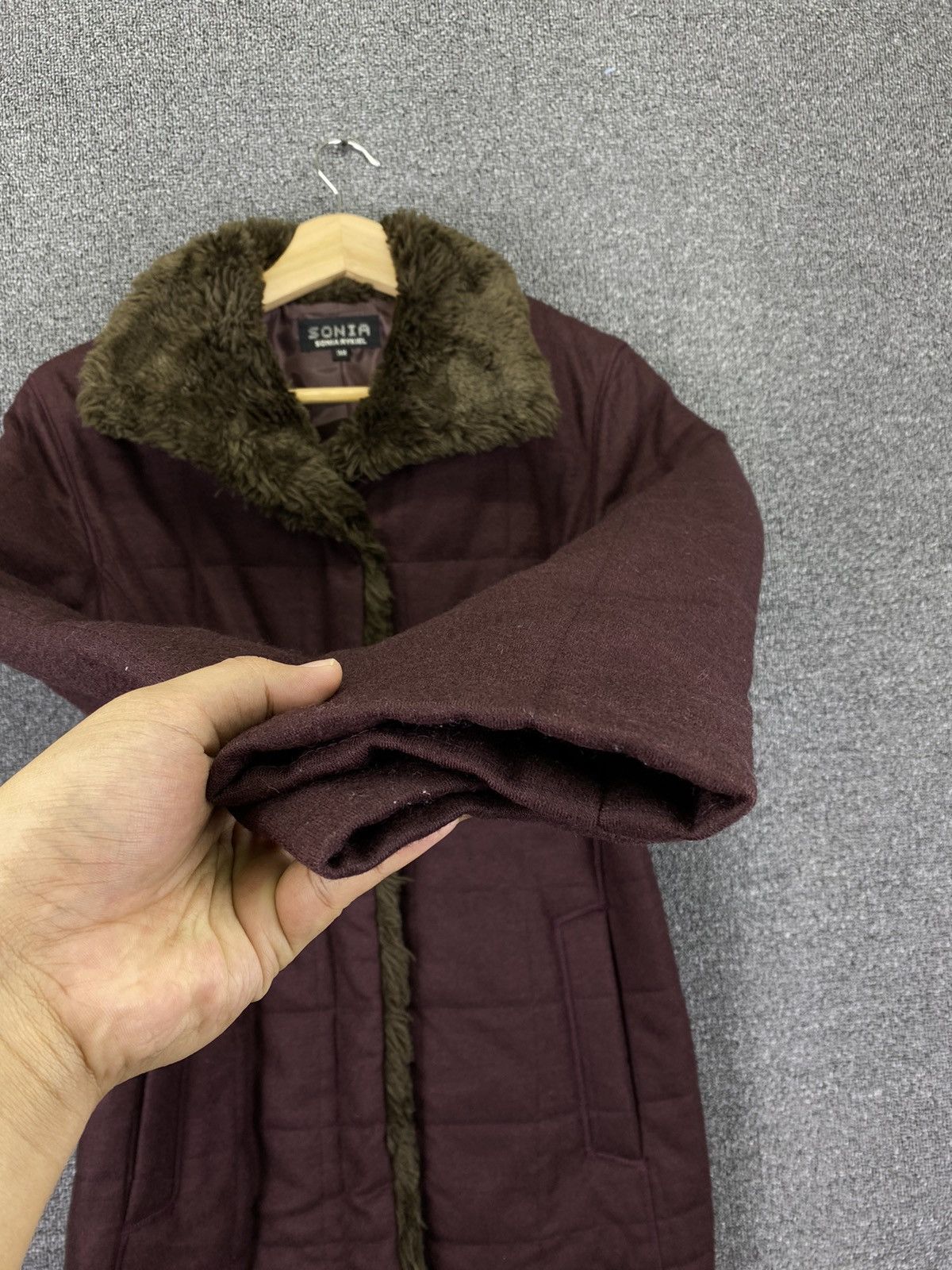 Sonia Rykiel Vintage Sonia Rykiel Faux Fur Quilted Jacket Size S / US 4 / IT 40 - 12 Thumbnail