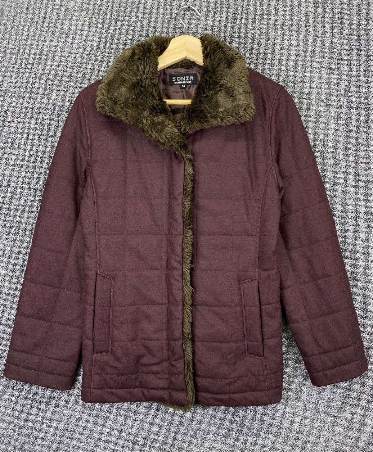 Sonia Rykiel Vintage Sonia Rykiel Faux Fur Quilted Jacket Size S / US 4 / IT 40 - 1 Thumbnail