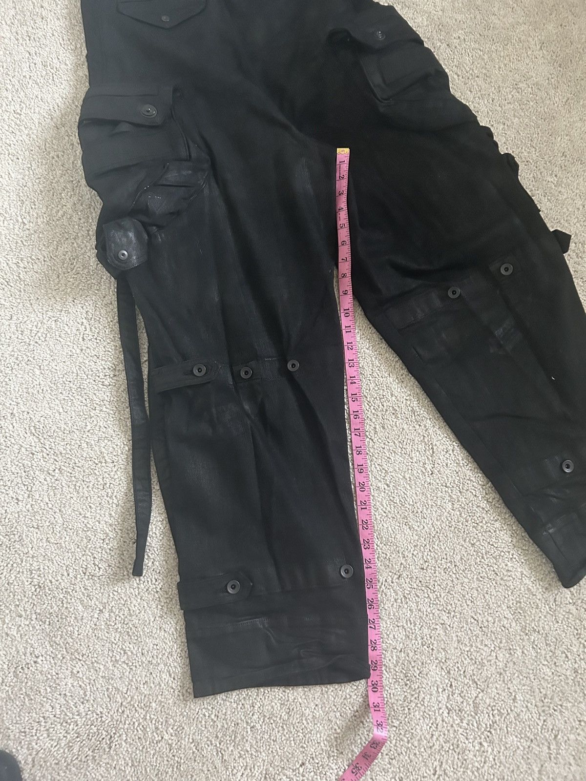 Julius Julius Gas Mask Cargos Waxed Denim Permanent Size US 34 / EU 50 - 7 Thumbnail