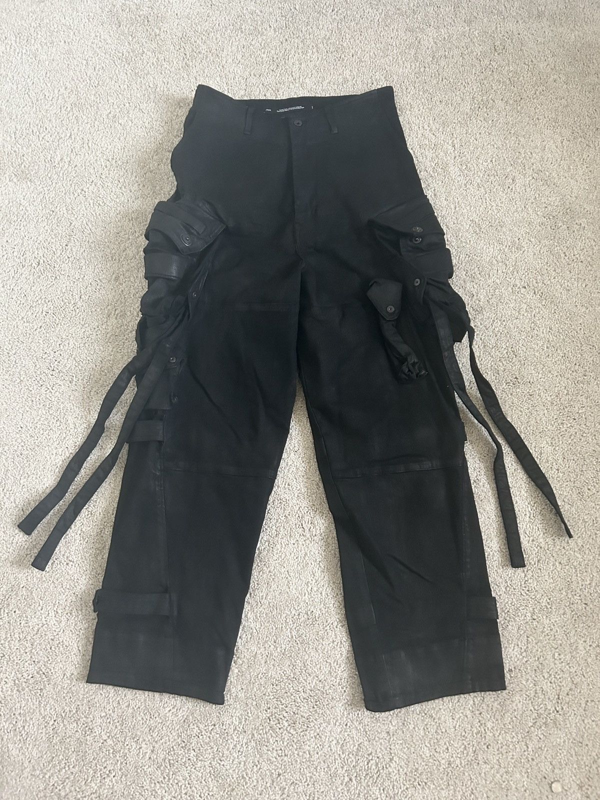 Julius Julius Gas Mask Cargos Waxed Denim Permanent Size US 34 / EU 50 - 3 Thumbnail