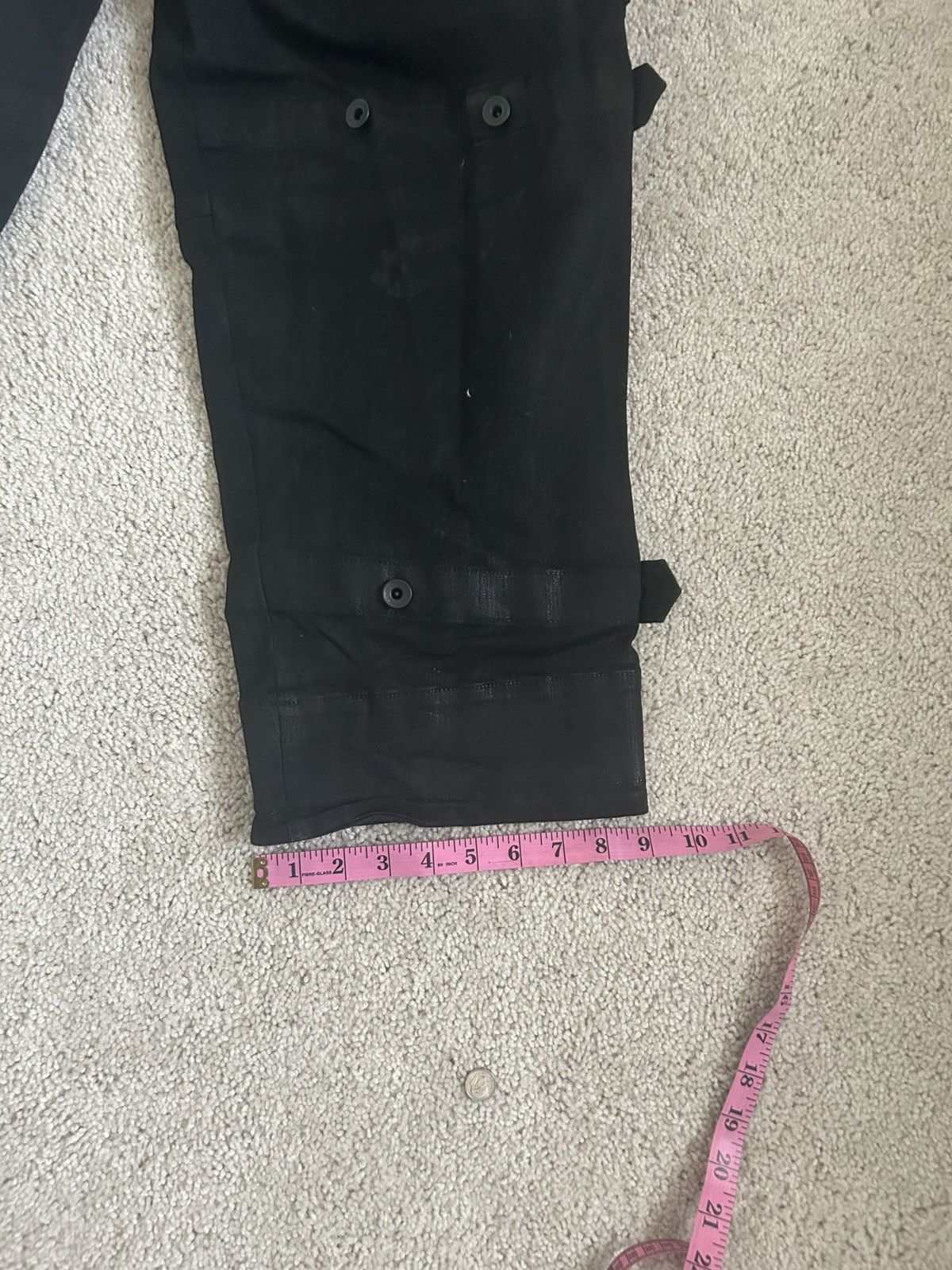 Julius Julius Gas Mask Cargos Waxed Denim Permanent Size US 34 / EU 50 - 6 Thumbnail