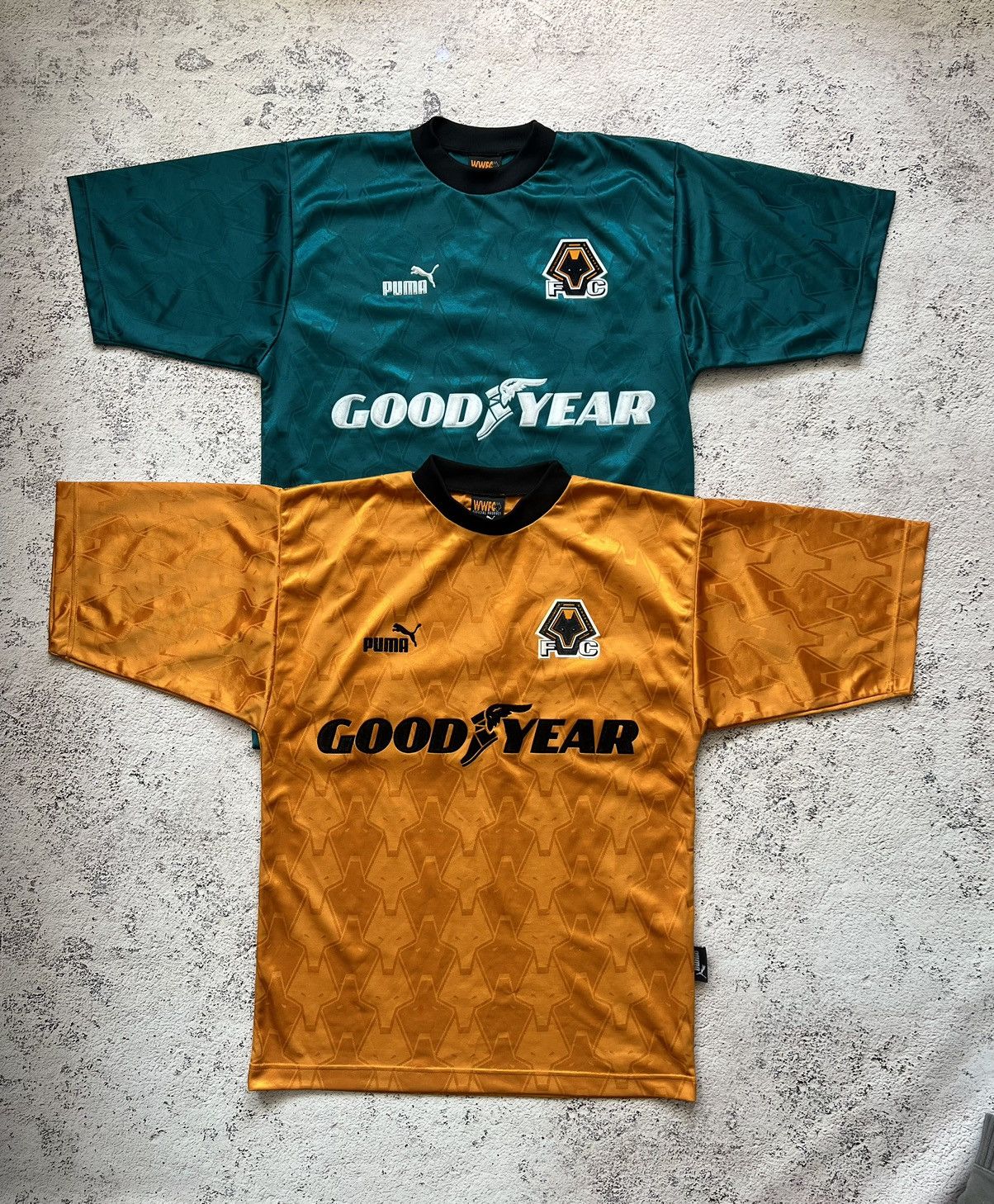 Puma × Vintage 1996-98 WOLVES WOLVERHAMPTON Puma Vintage Training Sirts Size US M / EU 48-50 / 2 - 1 Thumbnail