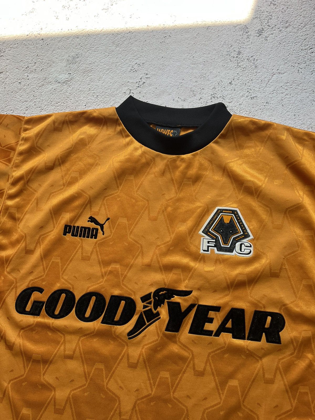 Puma × Vintage 1996-98 WOLVES WOLVERHAMPTON Puma Vintage Training Sirts Size US M / EU 48-50 / 2 - 17 Thumbnail