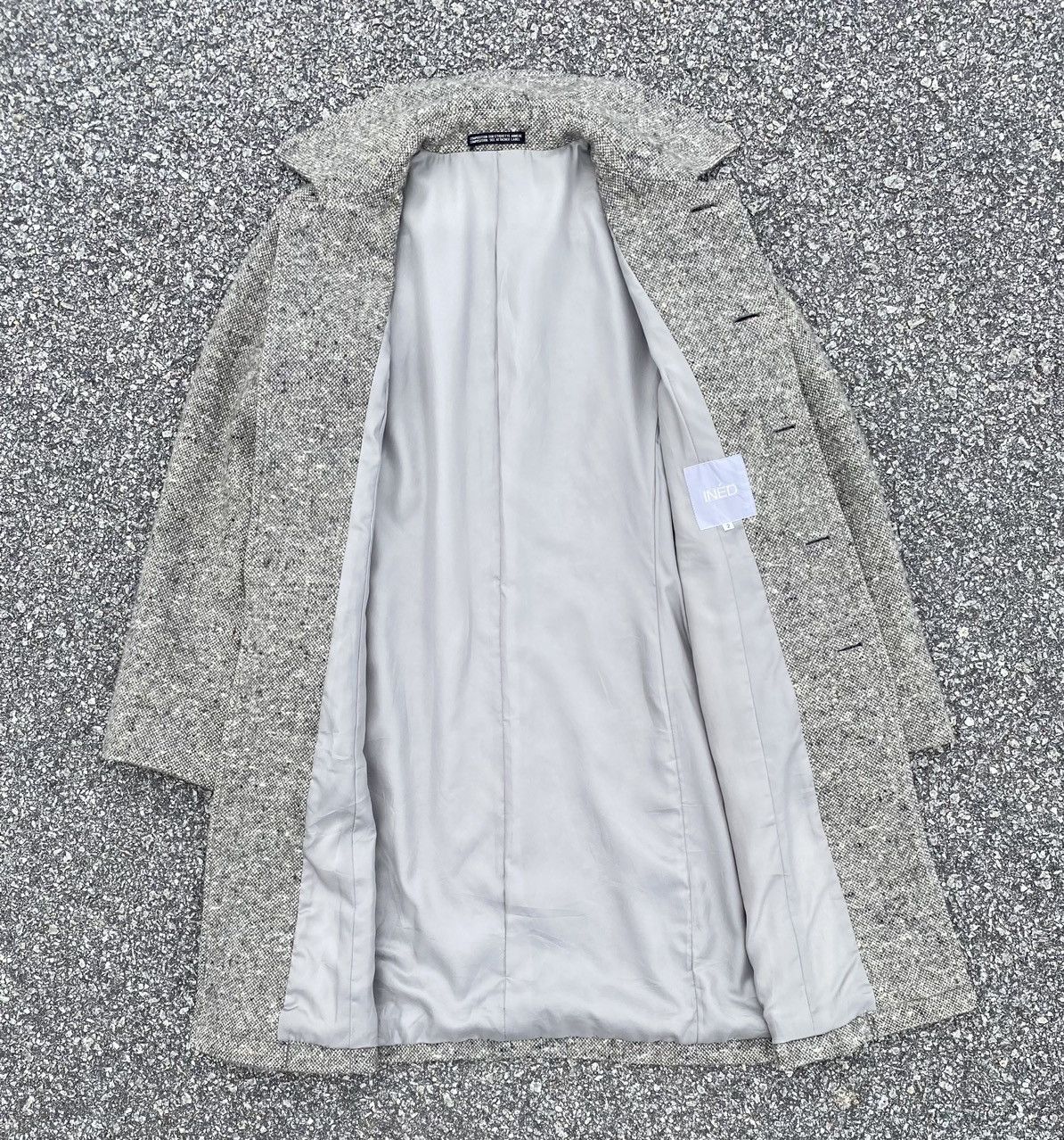 Yohji Yamamoto Ined By Yohji Yamamoto Trench Coats Wool Long Jacket Size S / US 4 / IT 40 - 5 Thumbnail