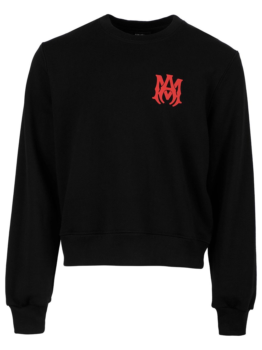 image of Amiri Ma Front & Back Logo Sweatshirt in Black, Men's (Size XL)