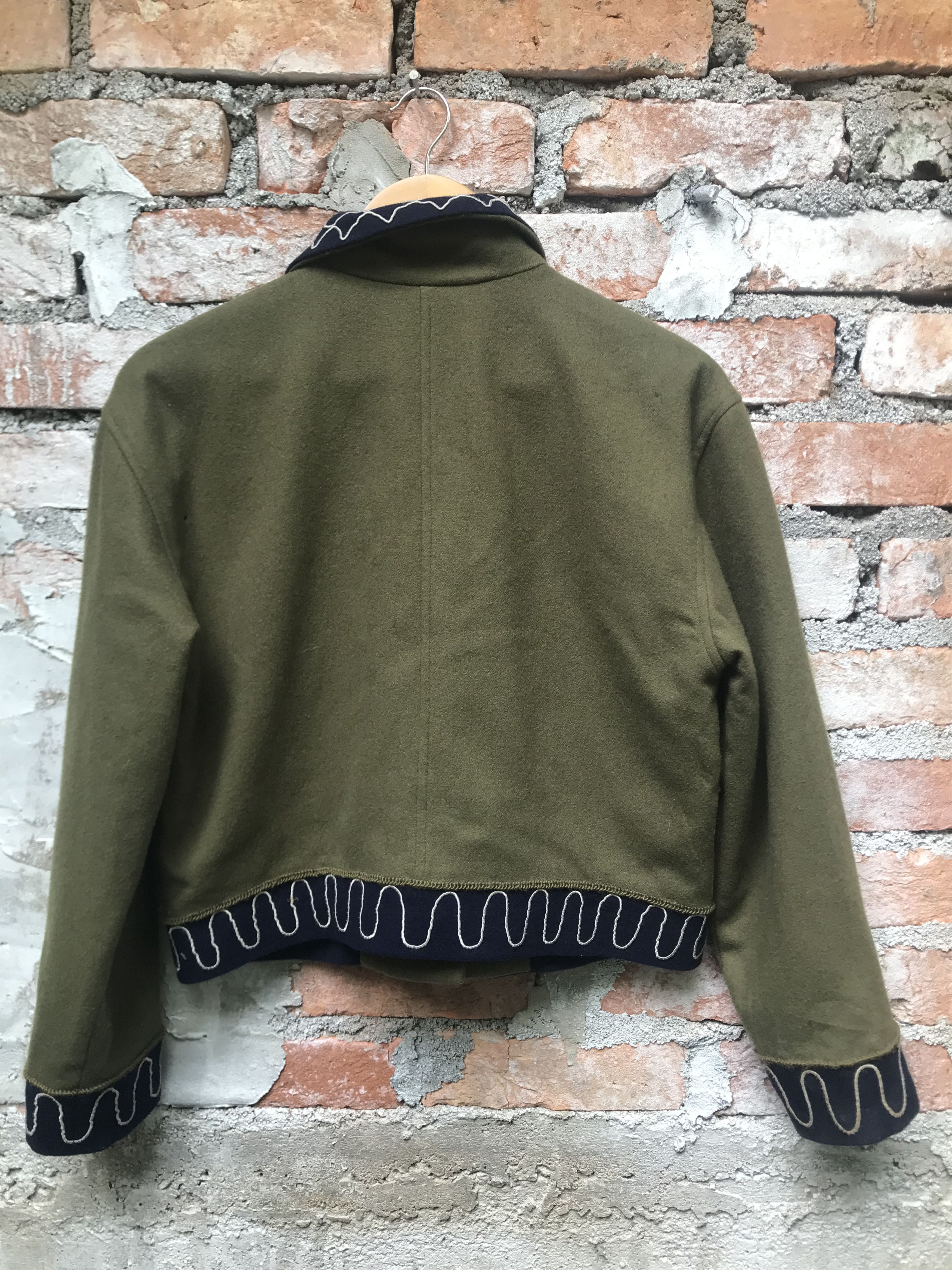 Issey Miyake × Tsumori Chisato 80’s IS Tsumori Chisato Issey Miyake Wool Cropped Jacket Size S / US 4 / IT 40 - 2 Thumbnail