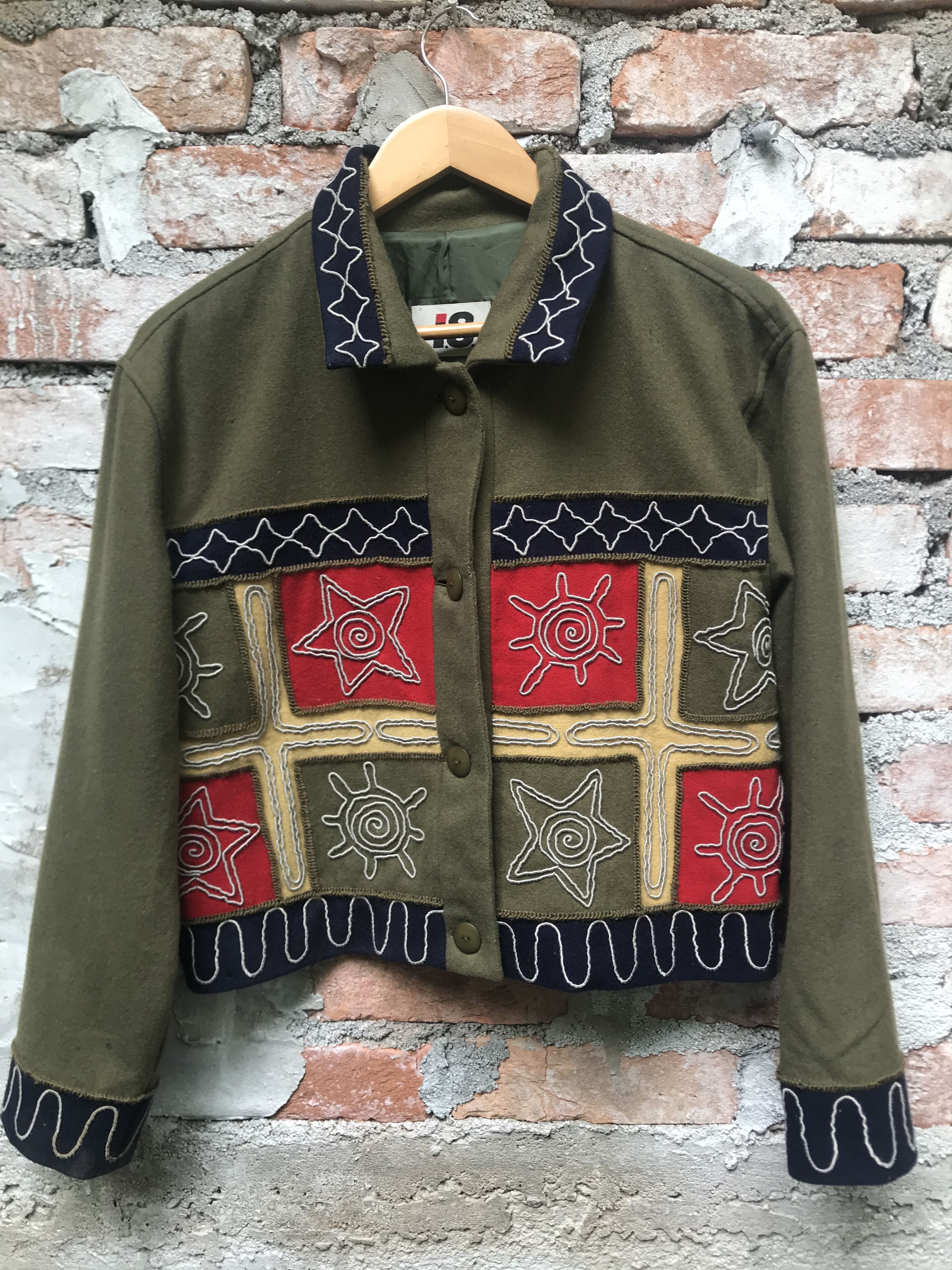 Issey Miyake × Tsumori Chisato 80’s IS Tsumori Chisato Issey Miyake Wool Cropped Jacket Size S / US 4 / IT 40 - 1 Thumbnail