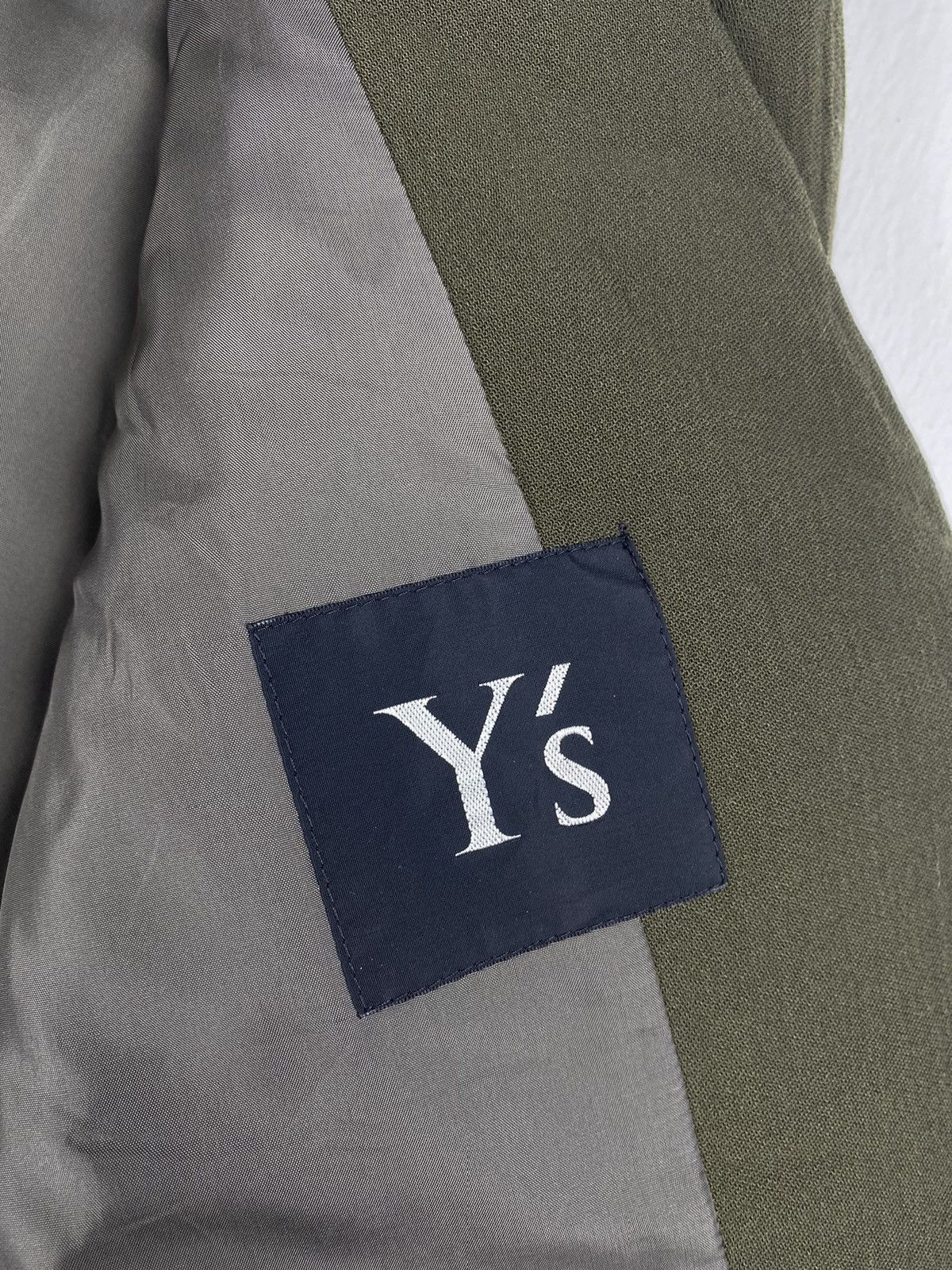 Yohji Yamamoto GONE 🔥 Vintage Yohji Yamamoto Y's Linen/Wool Blazer Size 38L - 5 Thumbnail