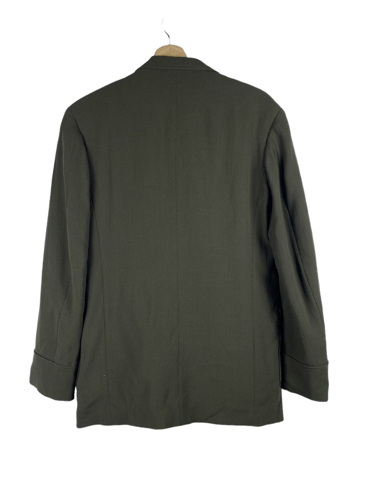 Yohji Yamamoto GONE 🔥 Vintage Yohji Yamamoto Y's Linen/Wool Blazer Size 38L - 3 Thumbnail
