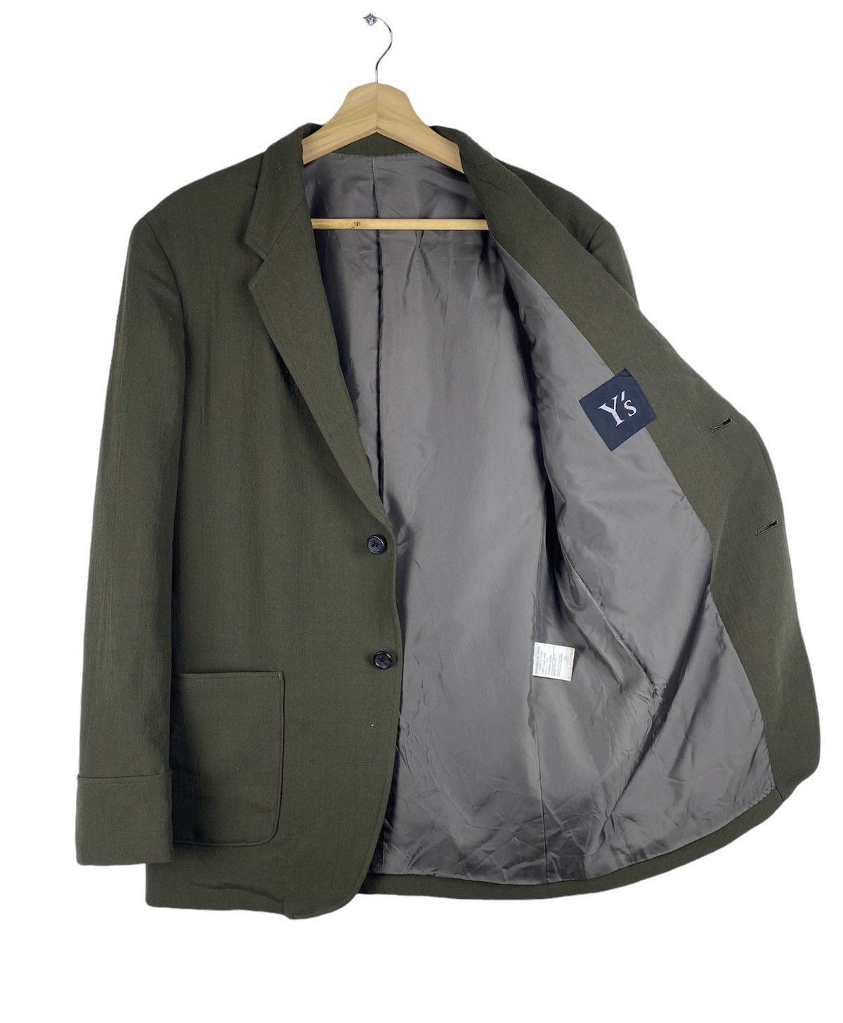 Yohji Yamamoto GONE 🔥 Vintage Yohji Yamamoto Y's Linen/Wool Blazer Size 38L - 1 Thumbnail