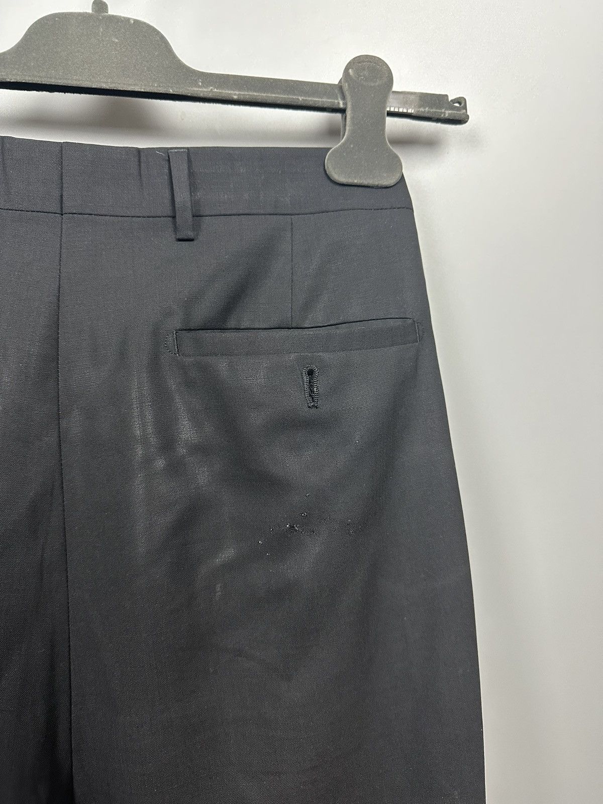 Rick Owens SS19 ‘BABEL’ Embellished Wool Cropped Astaire Trousers Size US 30 / EU 46 - 6 Thumbnail