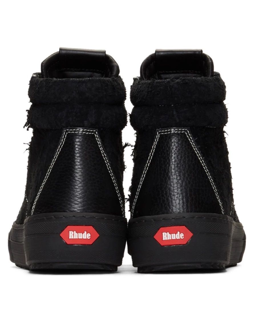 Rhude V1 - HI Black Leather & Suede - New Size US 9 / EU 42 - 2 Thumbnail