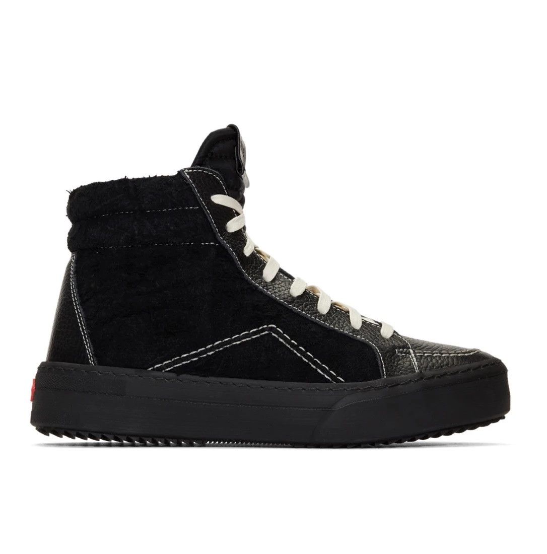 Rhude V1 - HI Black Leather & Suede - New Size US 9 / EU 42 - 3 Thumbnail