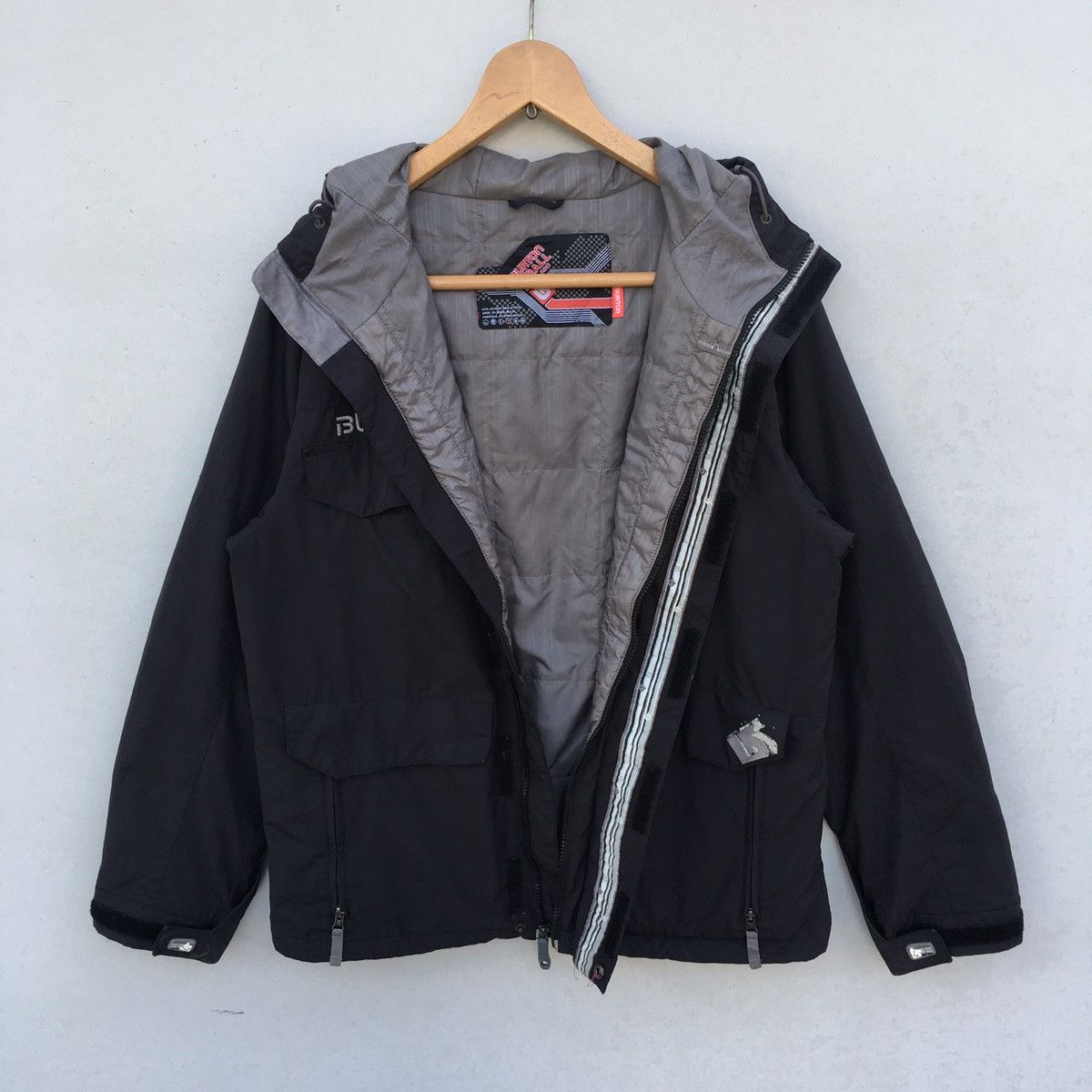 Burton × Vintage Vintage Burton Hooded Ski Jacket Spellout Logo Size US S / EU 44-46 / 1 - 12 Thumbnail
