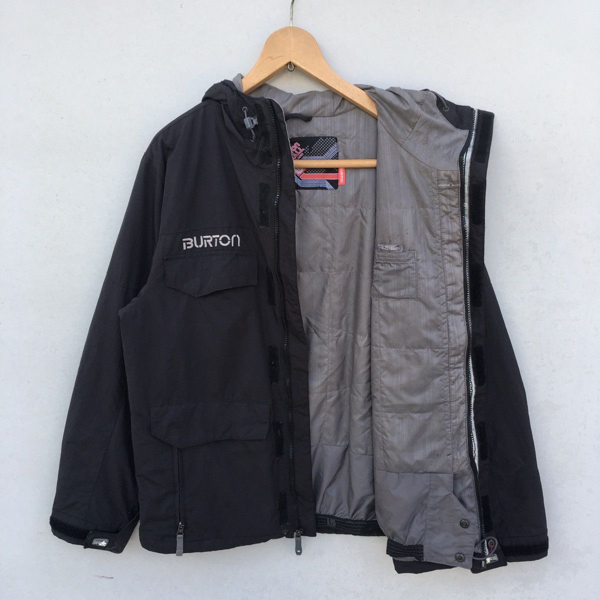 Burton × Vintage Vintage Burton Hooded Ski Jacket Spellout Logo Size US S / EU 44-46 / 1 - 13 Thumbnail