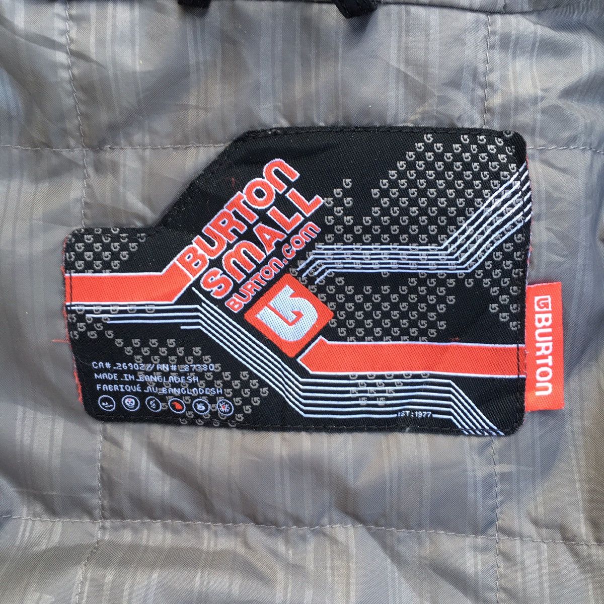 Burton × Vintage Vintage Burton Hooded Ski Jacket Spellout Logo Size US S / EU 44-46 / 1 - 16 Thumbnail
