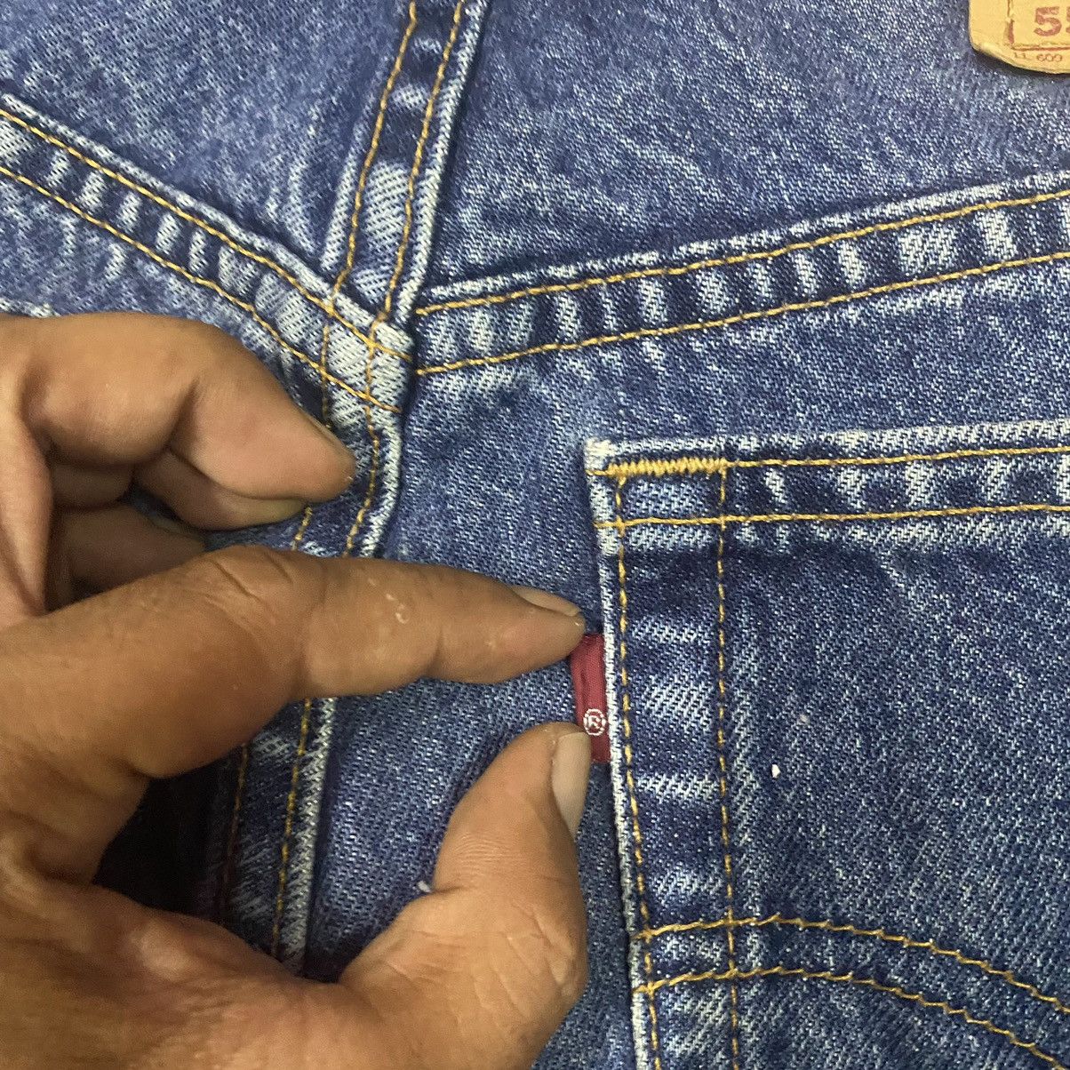 Levi's × Vintage Vintage Levis 550 Single R Denim Jeans Short Size US 32 / EU 48 - 9 Thumbnail
