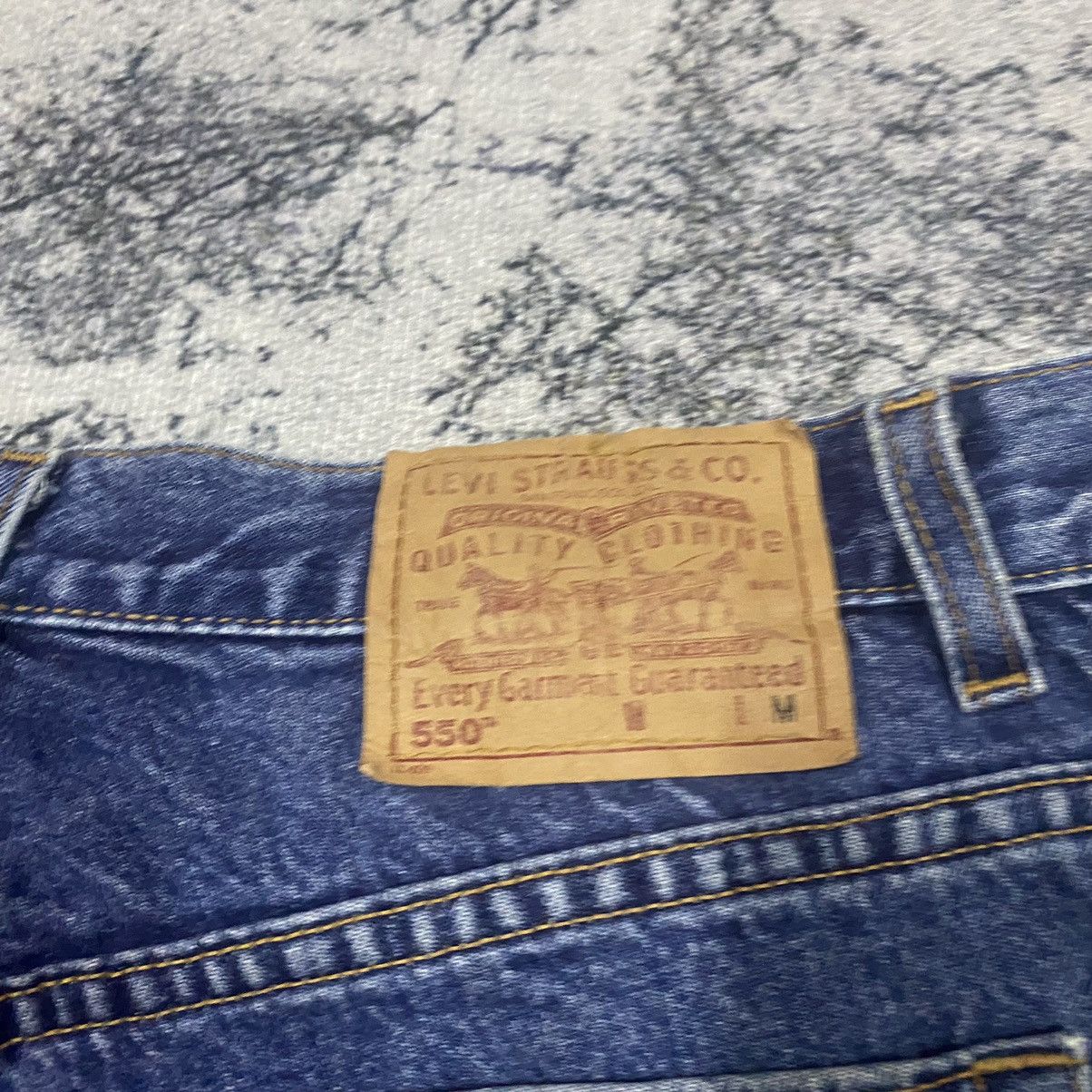 Levi's × Vintage Vintage Levis 550 Single R Denim Jeans Short Size US 32 / EU 48 - 8 Thumbnail