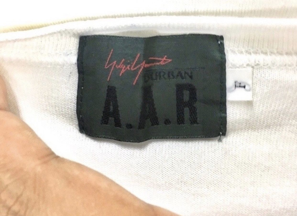 Vintage AAR(Against All Risk)by Yohji Yamamoto Signature Graphic Tee Size US L / EU 52-54 / 3 - 3 Thumbnail