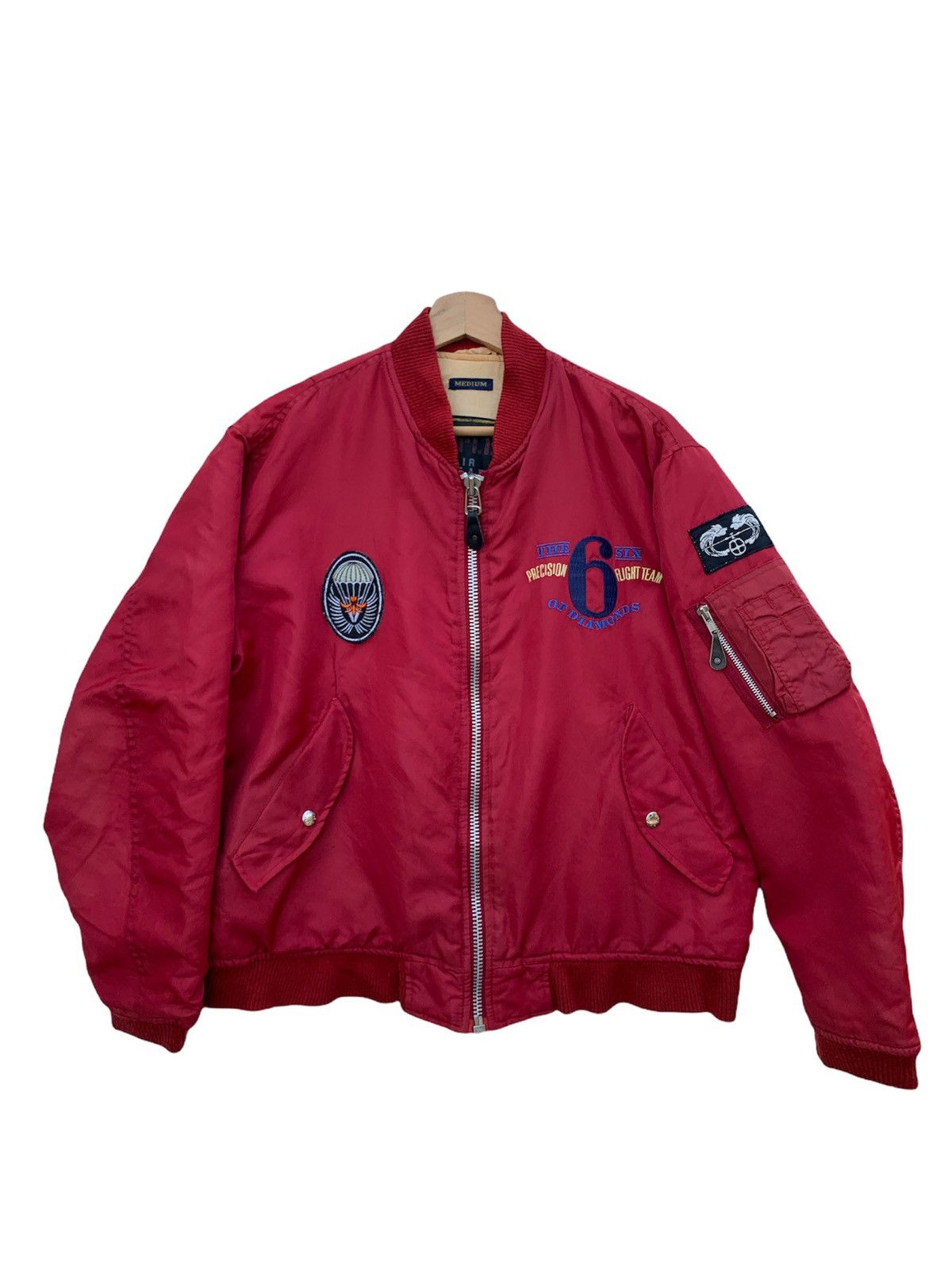 Japanese Brand × RIFLE × Vintage Vintage Rifle Air Wear Official Bomber Jacket Size US M / EU 48-50 / 2 - 1 Thumbnail