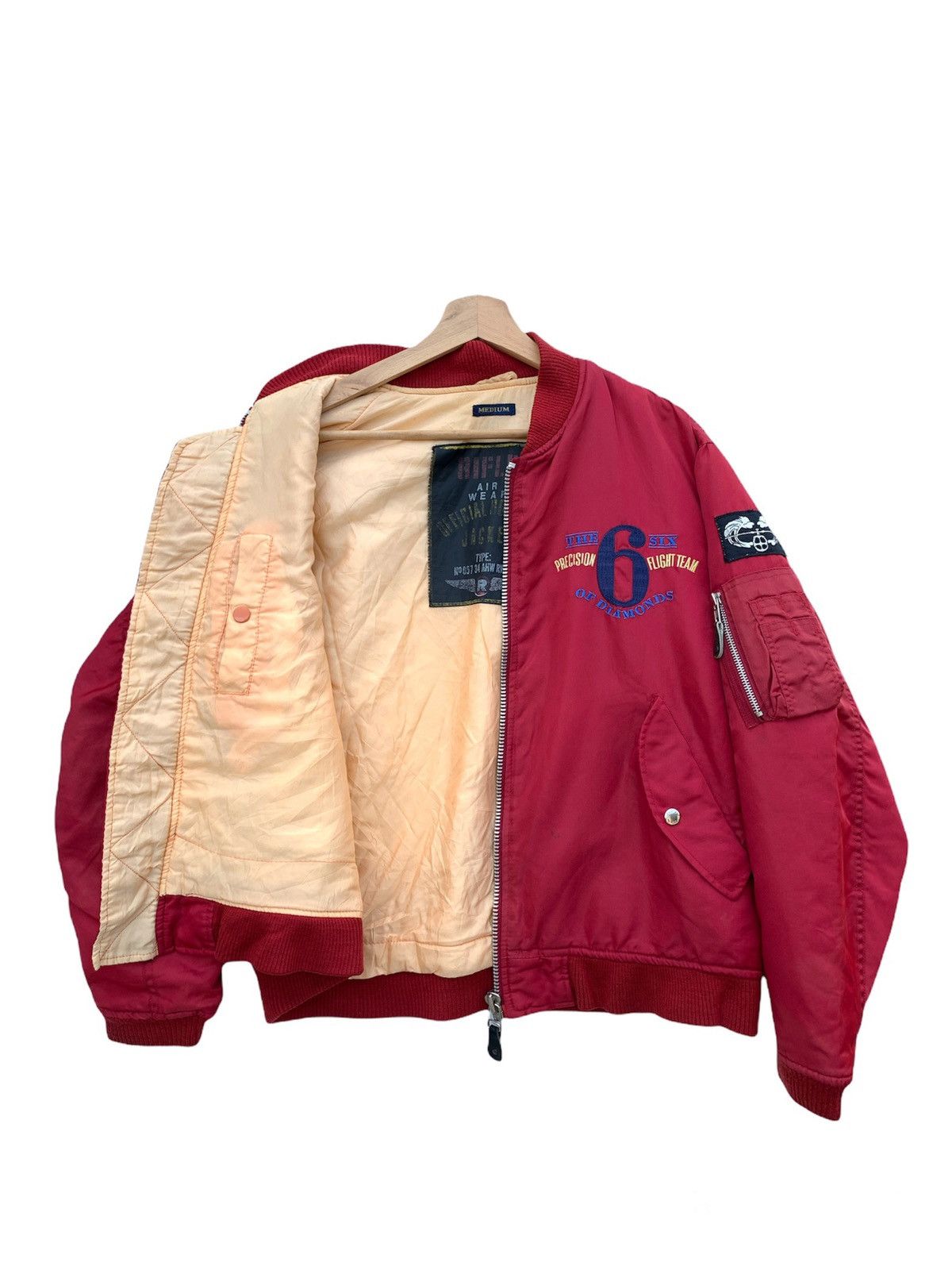 Japanese Brand × RIFLE × Vintage Vintage Rifle Air Wear Official Bomber Jacket Size US M / EU 48-50 / 2 - 3 Thumbnail