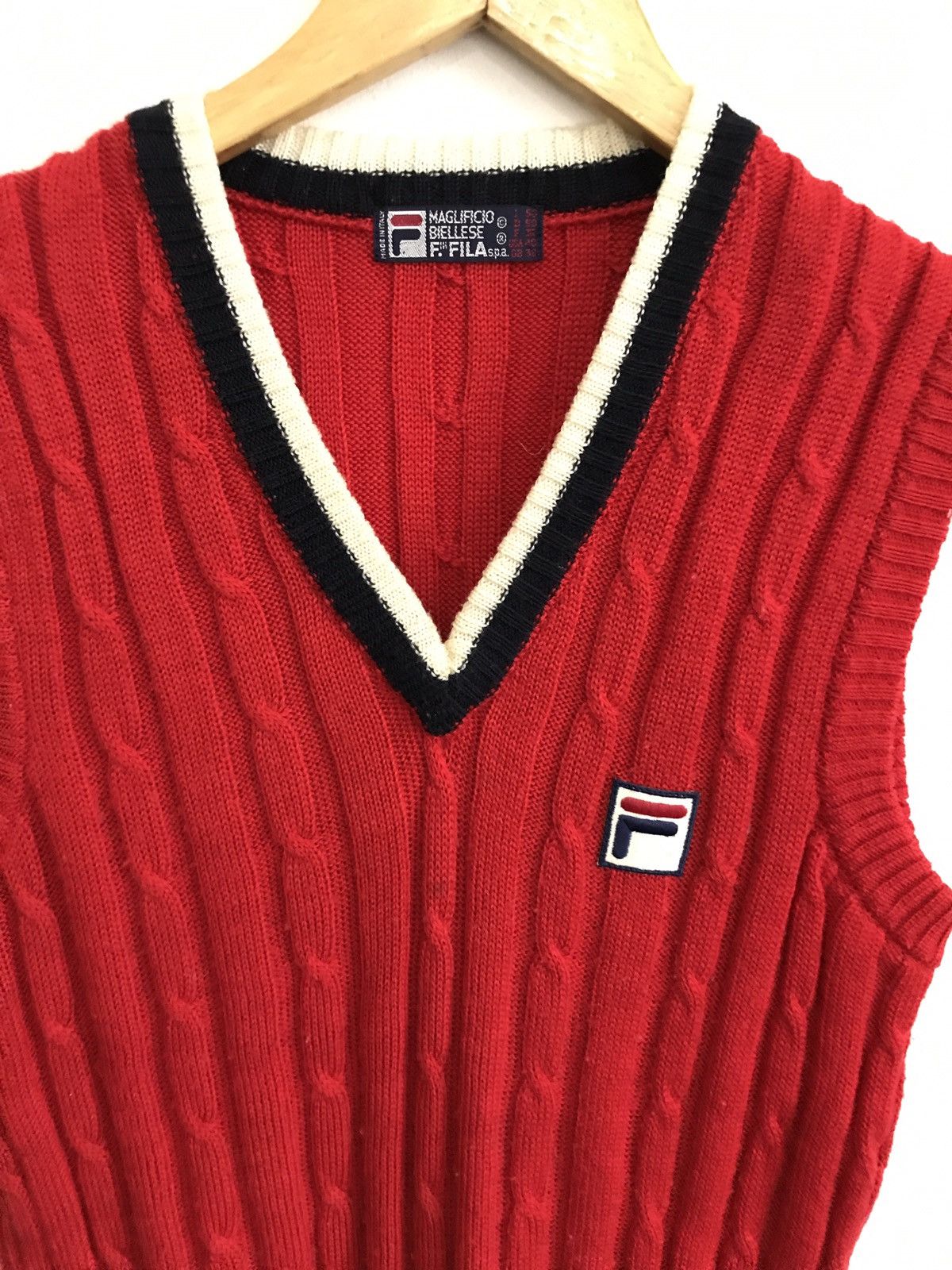 Fila Fila Hand Knit Sleeve Less Armpit 17"x24.5" Size US XXS / EU 40 - 3 Thumbnail
