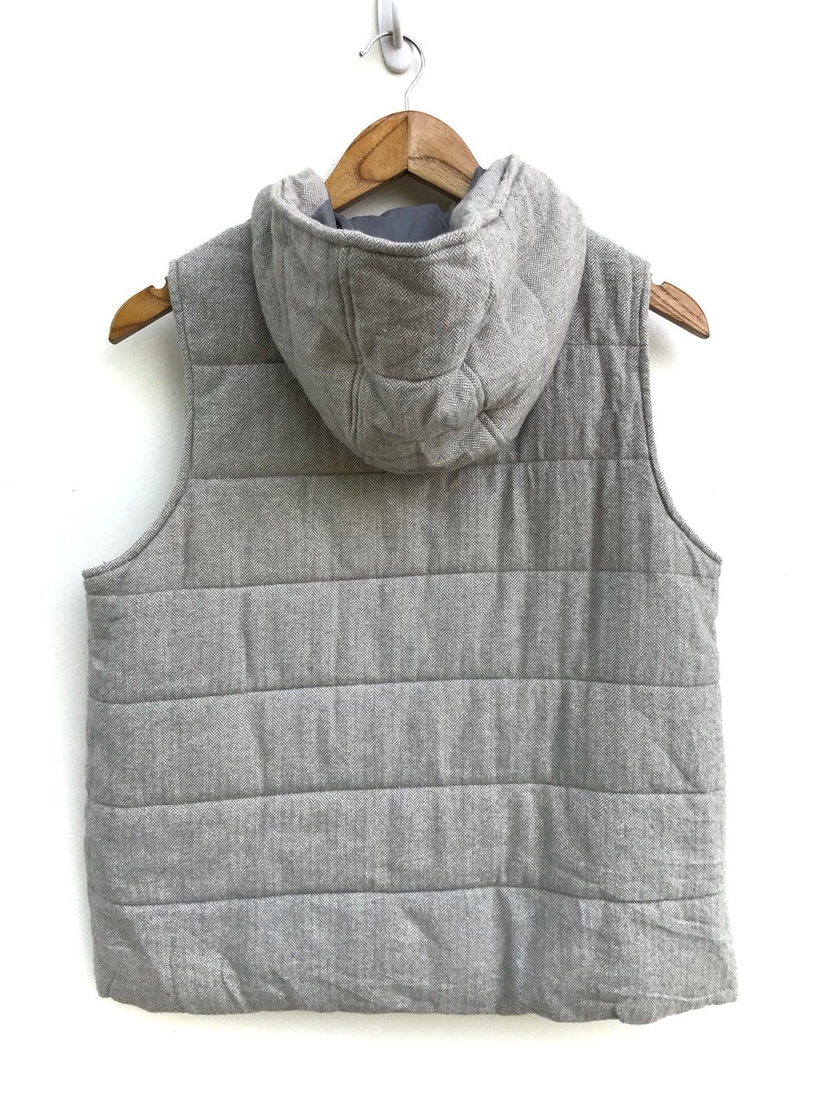 Harris Tweed Harris Tweed x Natural Palette Quilted Hoodie Sleeveless Size US L / EU 52-54 / 3 - 2 Thumbnail