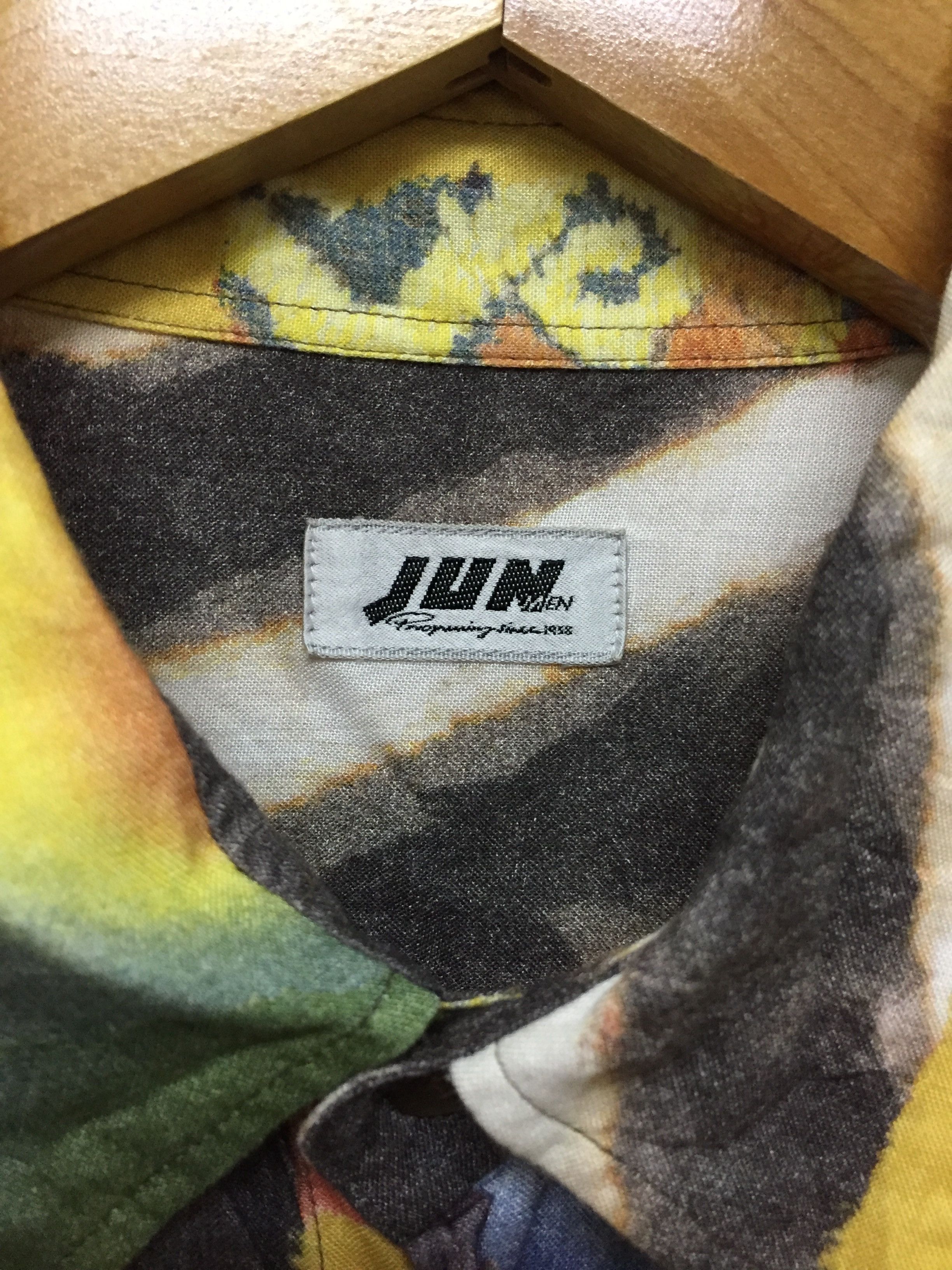 Yoshiyuki Konishi 90's JUN MEN crazy zebra abstract rayon Yohji yamamoto Size US L / EU 52-54 / 3 - 7 Thumbnail
