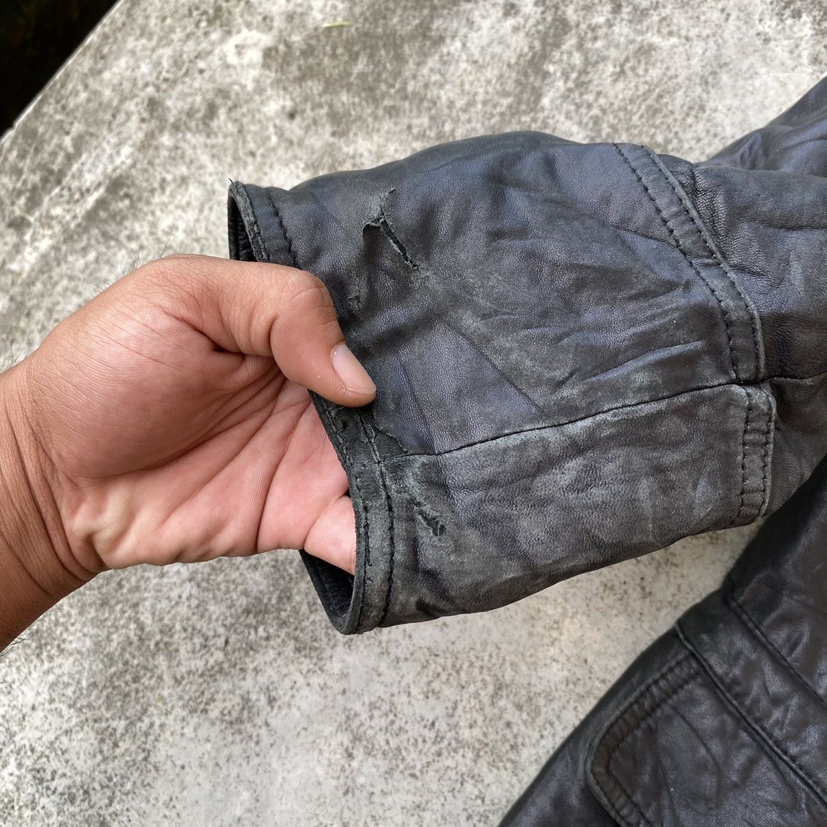 Genuine Leather × Renoma Steals🔥 Vintage Renoma Leather Jacket Size US XL / EU 56 / 4 - 12 Thumbnail