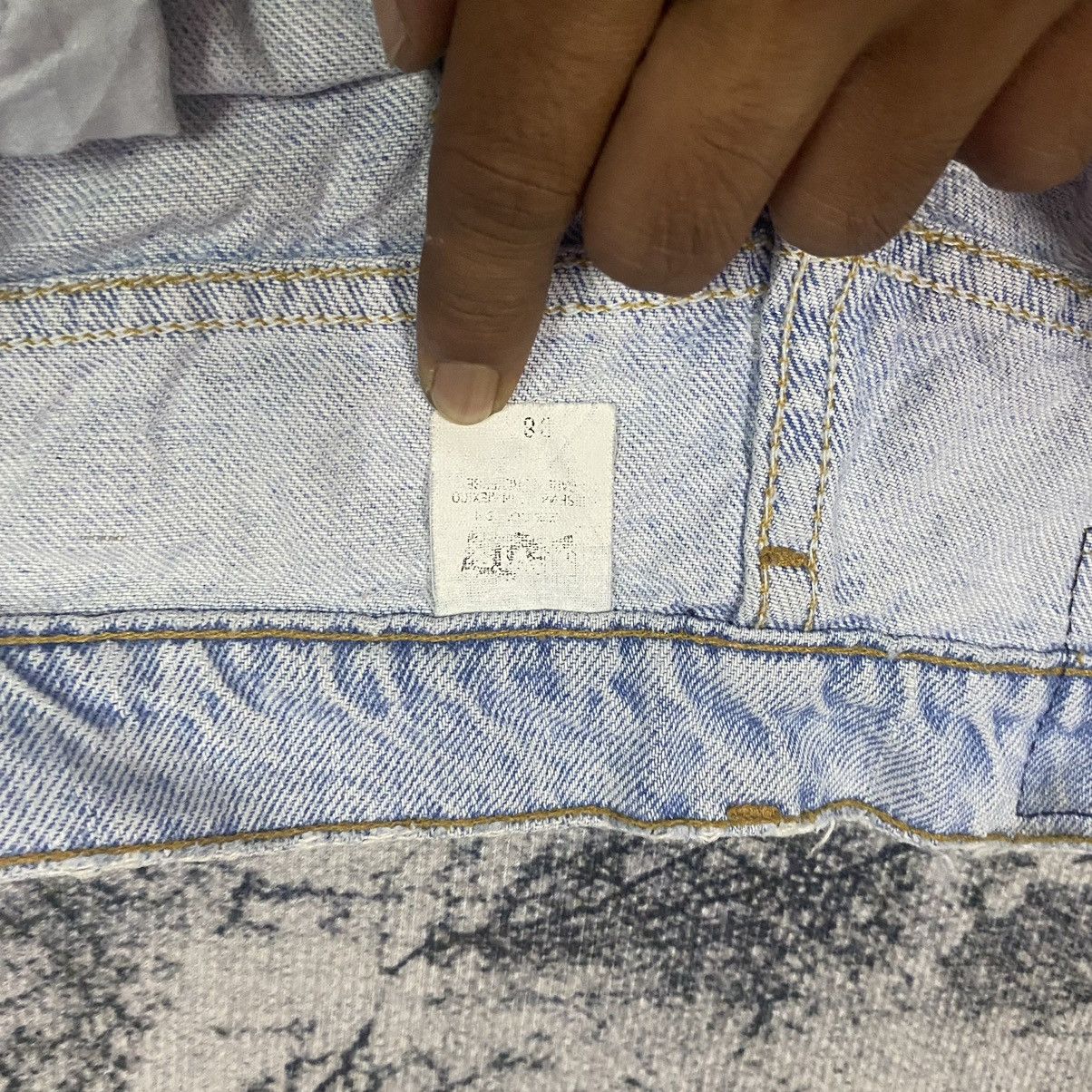 Levi's × Vintage Vintage Levis 550 Light Washed Faded Denim Jeans Short Size US 36 / EU 52 - 5 Thumbnail