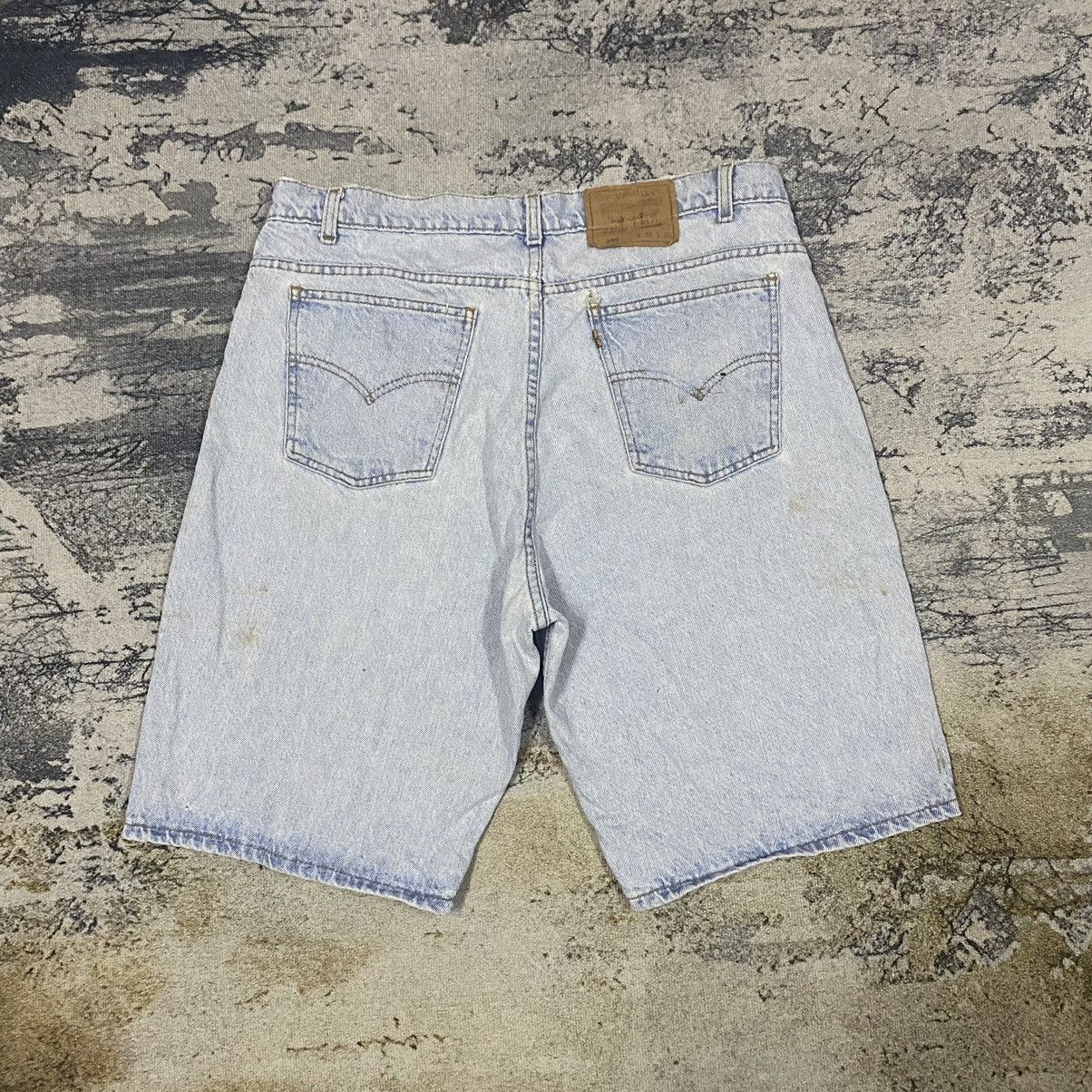 Levi's × Vintage Vintage Levis 550 Light Washed Faded Denim Jeans Short Size US 36 / EU 52 - 1 Thumbnail