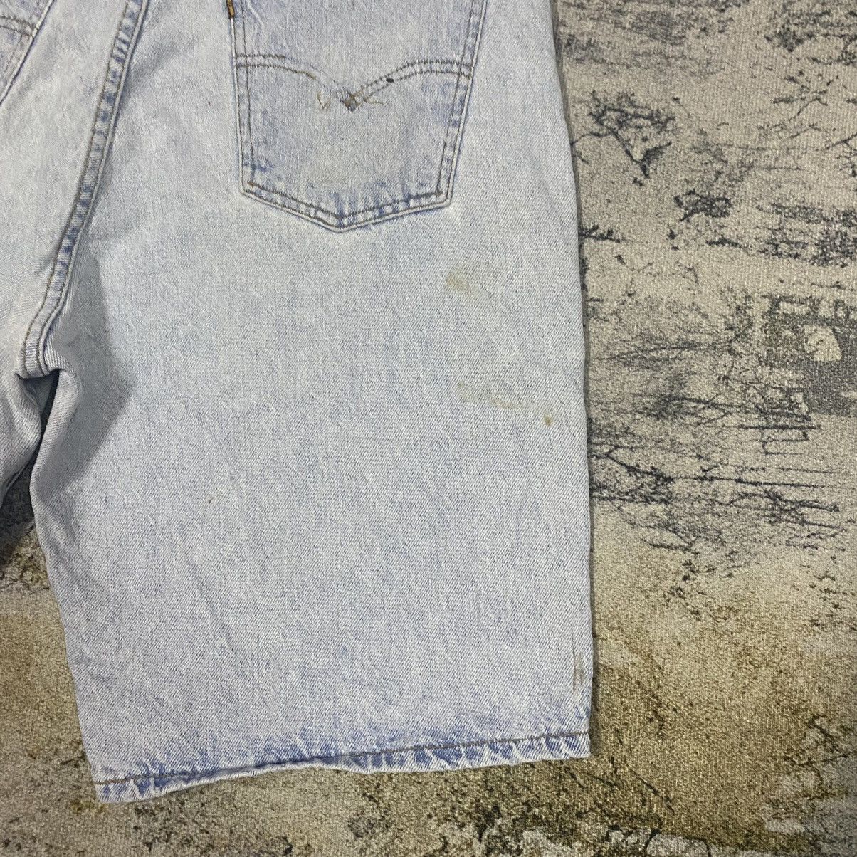 Levi's × Vintage Vintage Levis 550 Light Washed Faded Denim Jeans Short Size US 36 / EU 52 - 7 Thumbnail