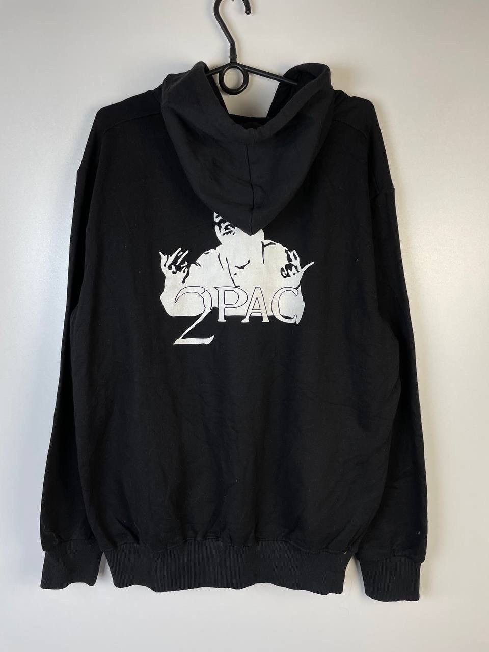 Vintage 2pac vintage hoodie size XL Size US XL / EU 56 / 4 - 3 Thumbnail